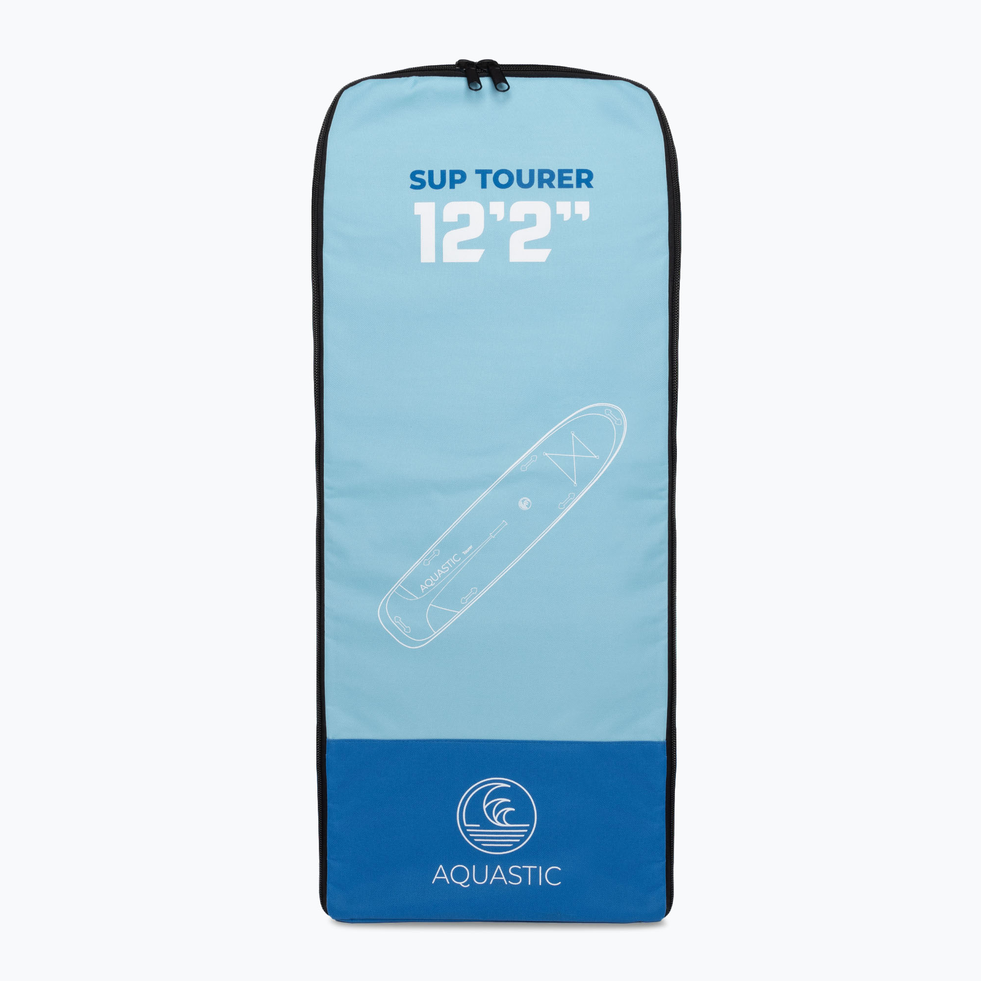 Zaino porta tavola SUP AQUASTIC Tourer 12'2" blu (Tourer 12'2" AQS-B4I147-BL)