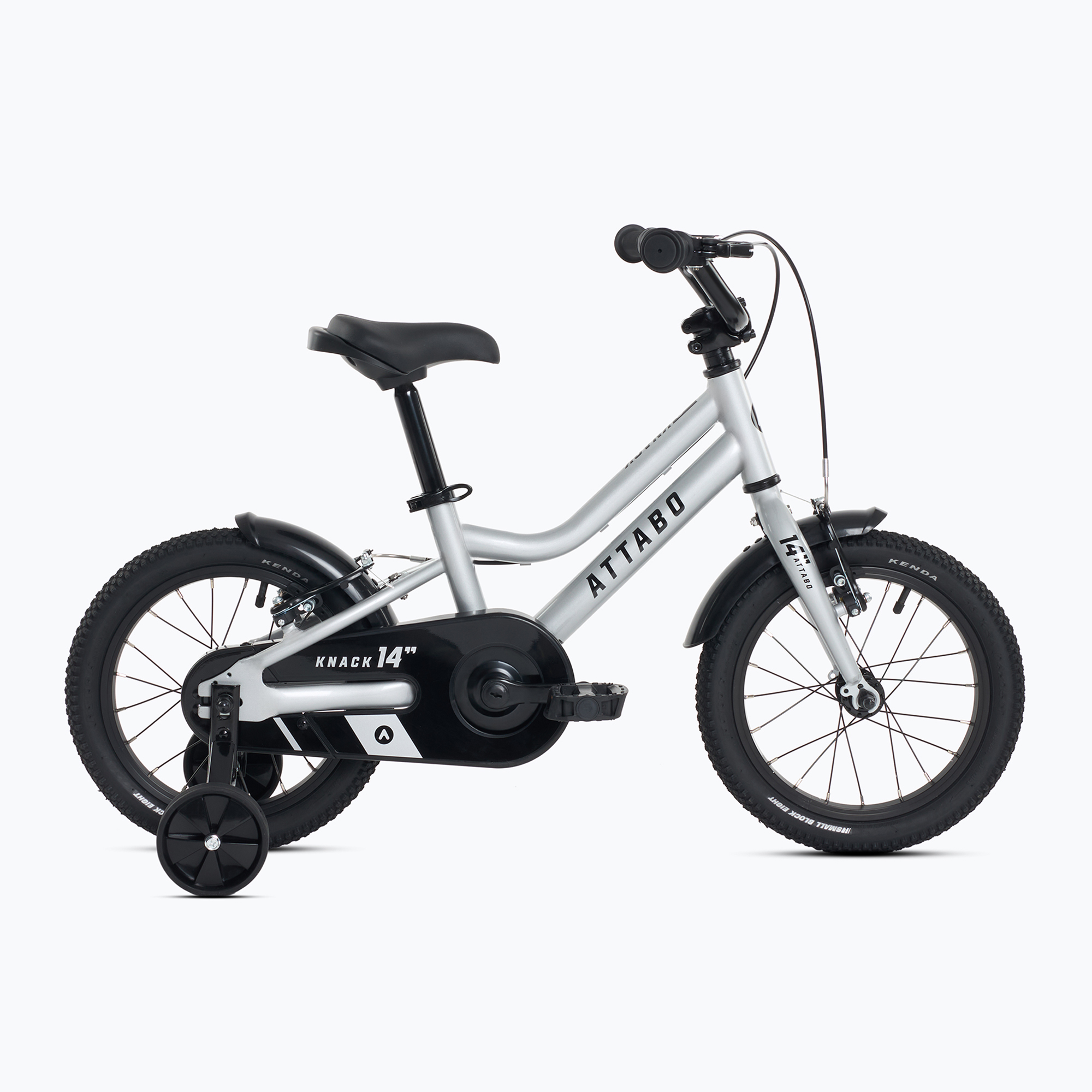 Bicicletta per bambini ATTABO KNACK 14" argento (14") (KNACK 14" ATB-B5I058-SV)