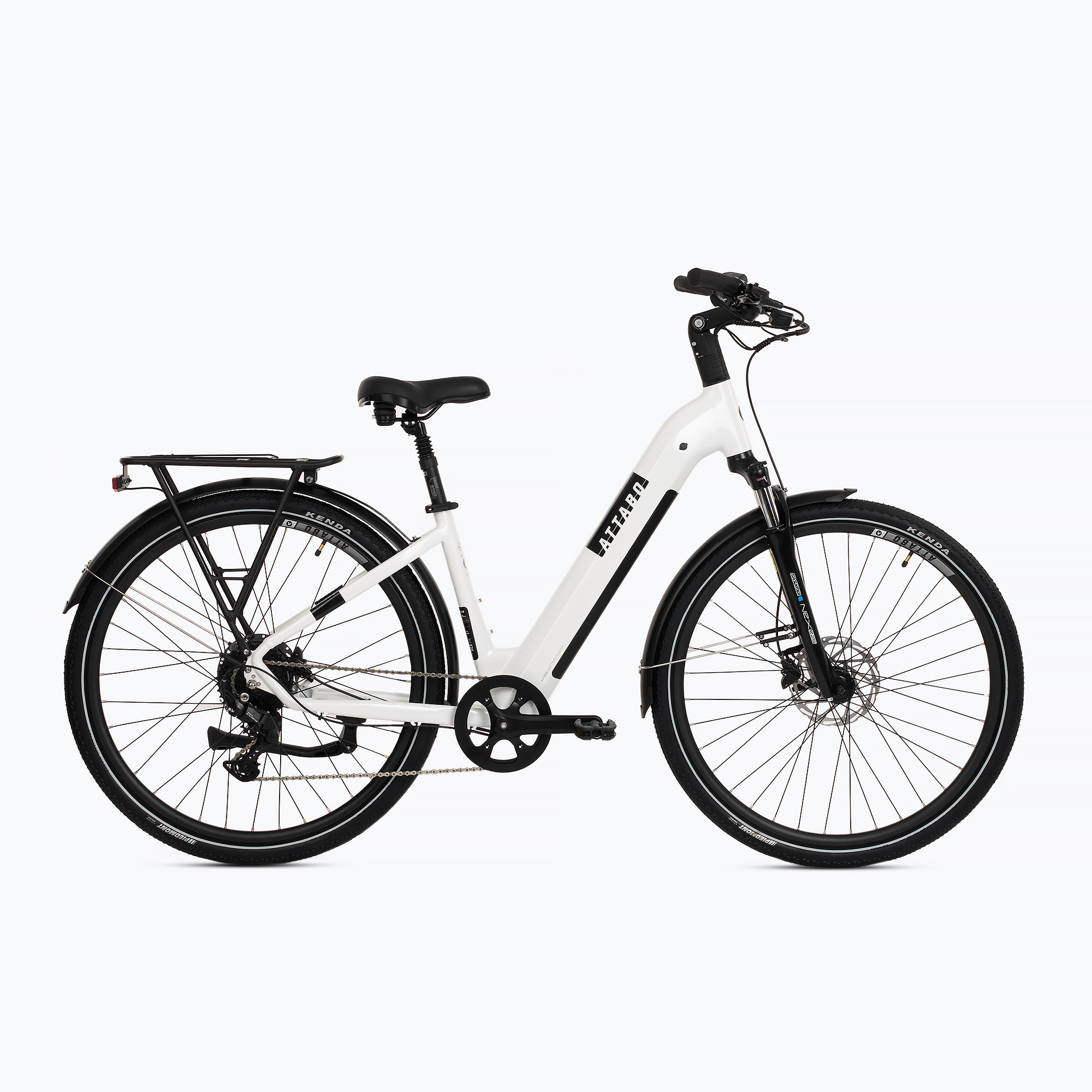 ATTABO E-SPATE 2.0 28" 36V 15Ah 540 Wh bicicletta elettrica bianca (19") (E-SPATE 2.0 ATB-B5I005-WT)