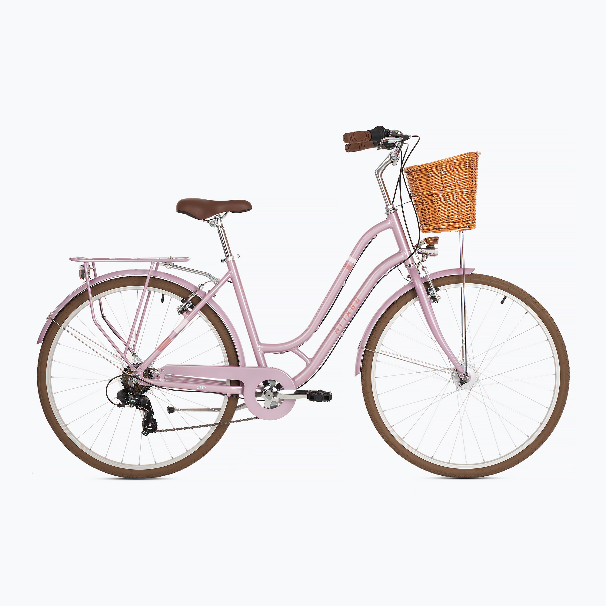 Bicicletta da città da donna ATTABO CITY 28" rosa