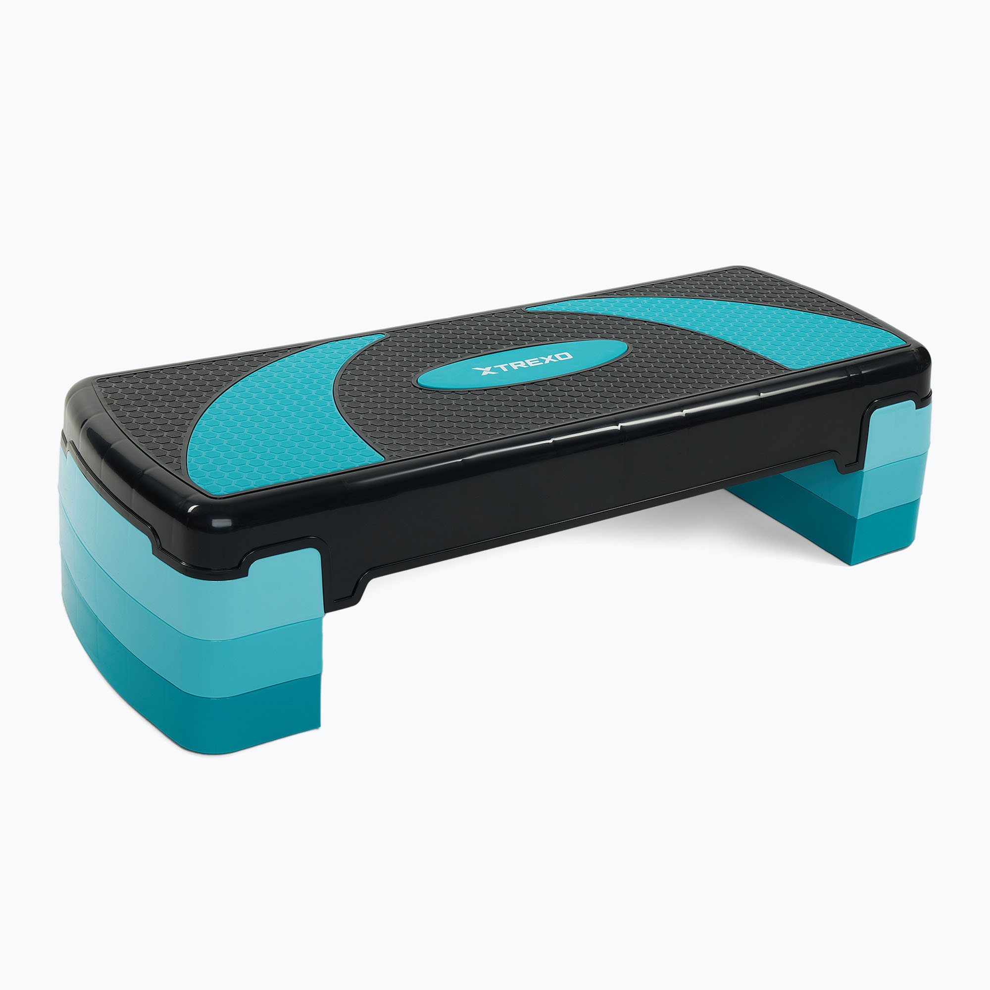TREXO stepper per aerobica TXO-B4W009 blu (78 X 30 X 10-30 CM) (TXO-B4W009-B)