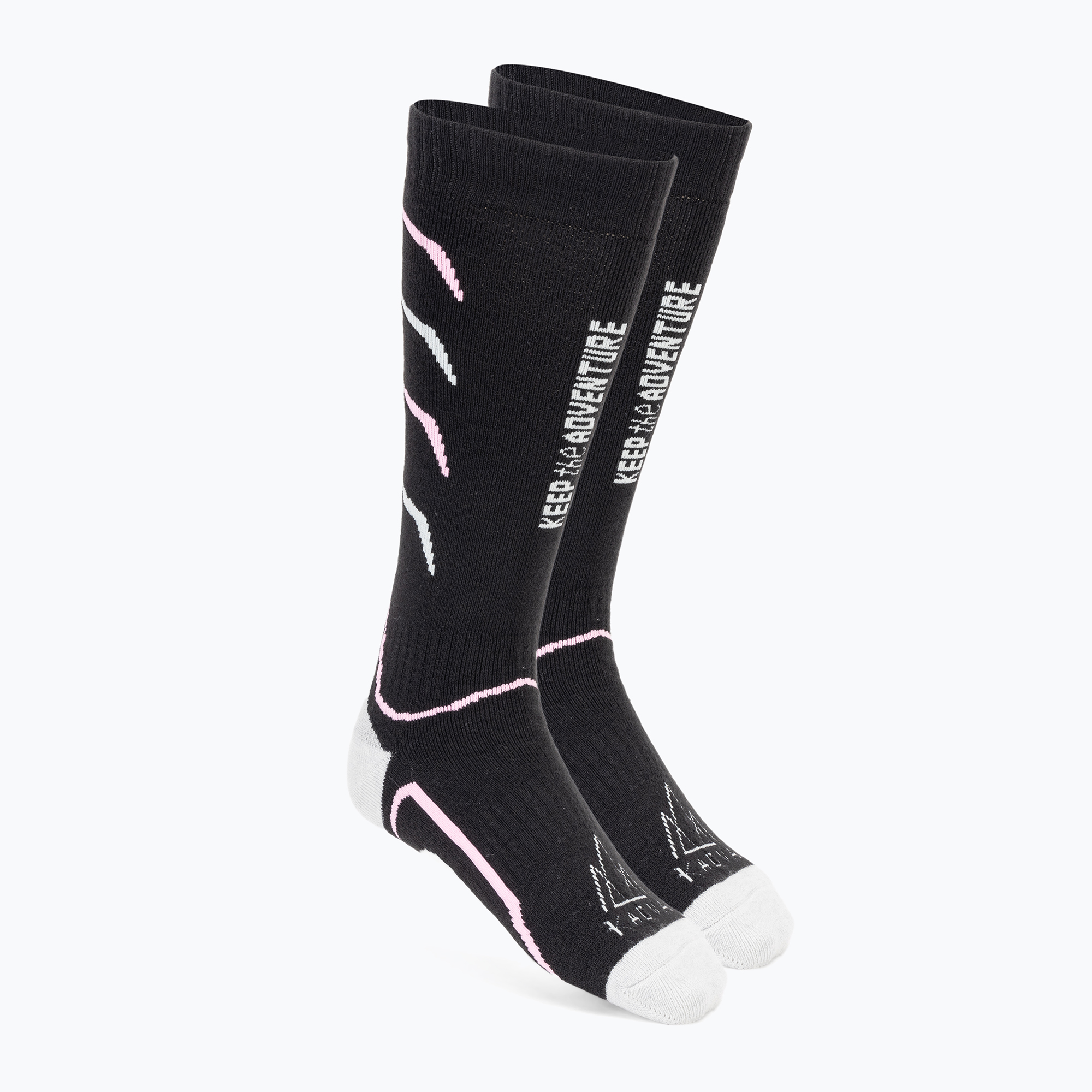 Calze da sci da donna KADVA Woolan W nero (42/44) (Woolan W KDV-B4AP050-BLK)