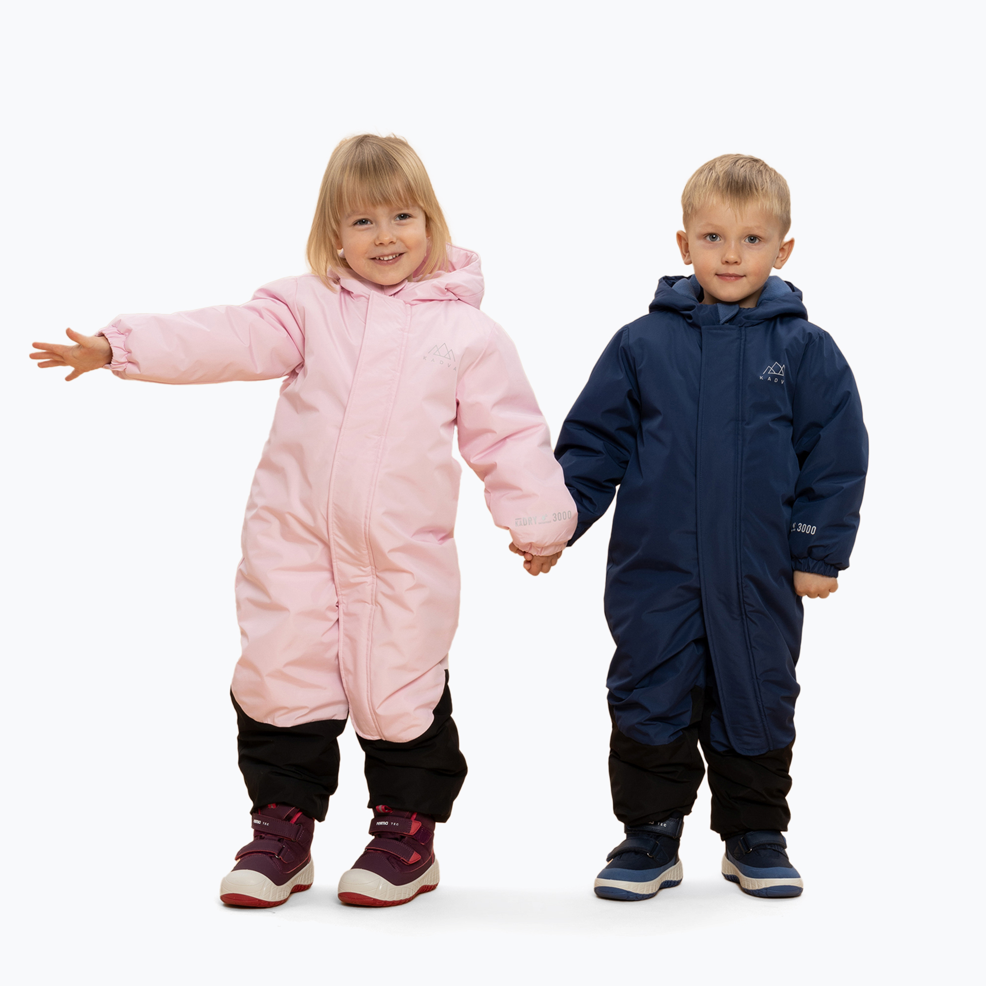 Tuta da sci KADVA Kiko Jrg per bambini rosa (92) (Kiko Jrg KDV-B4AP060-PNK)