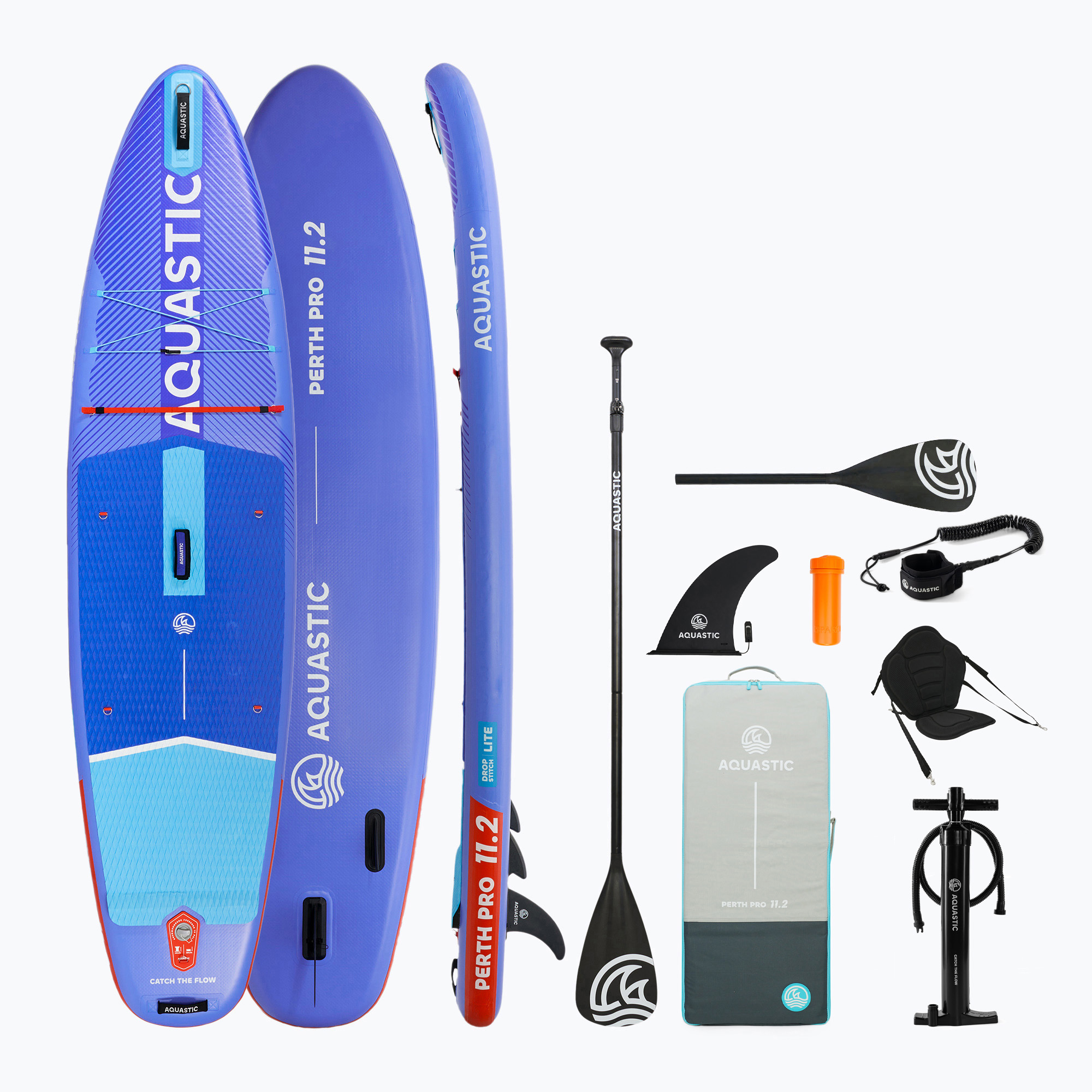 AQUASTIC SUP board Perth Pro 11'2" blu