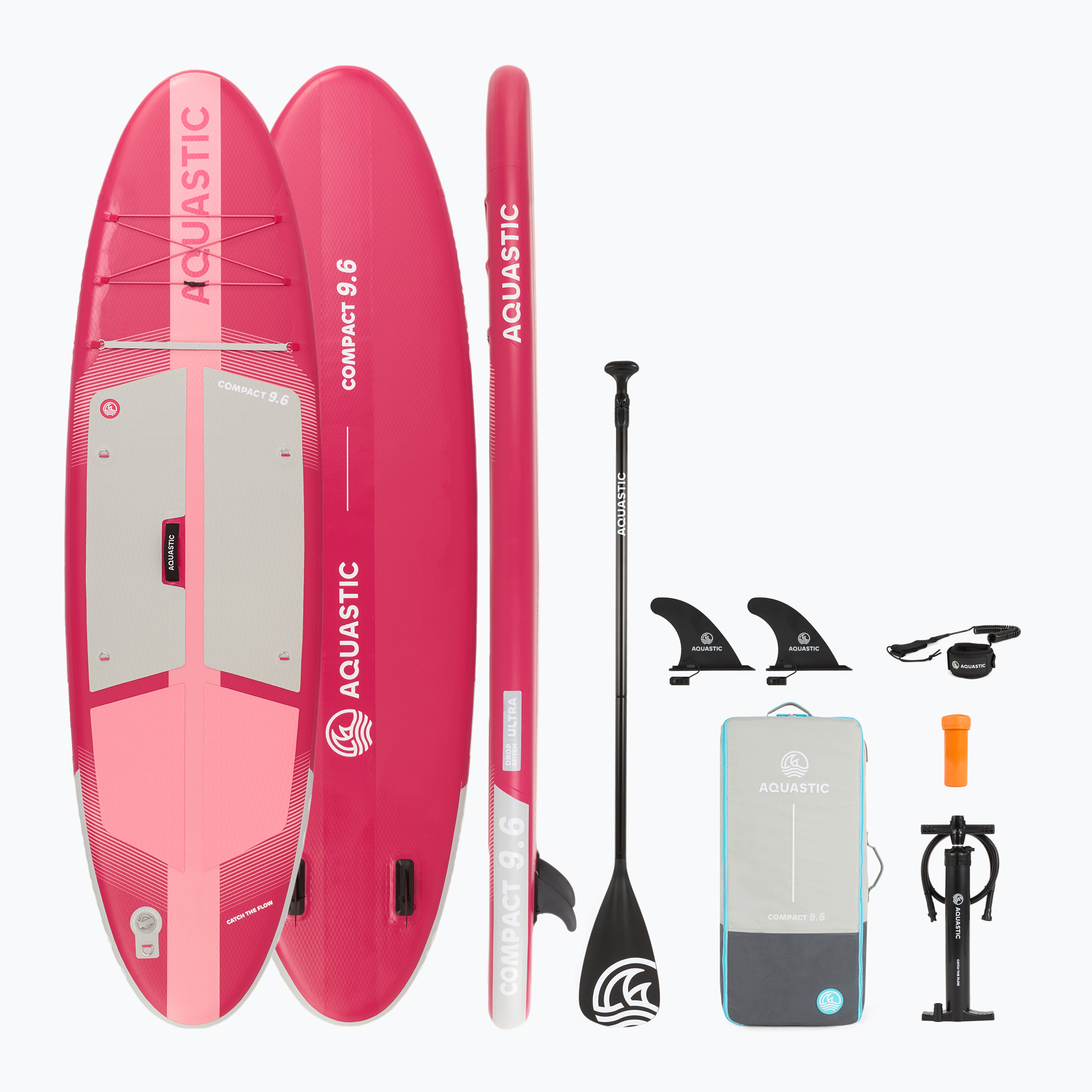 SUP AQUASTIC Compact 9'6" rosa