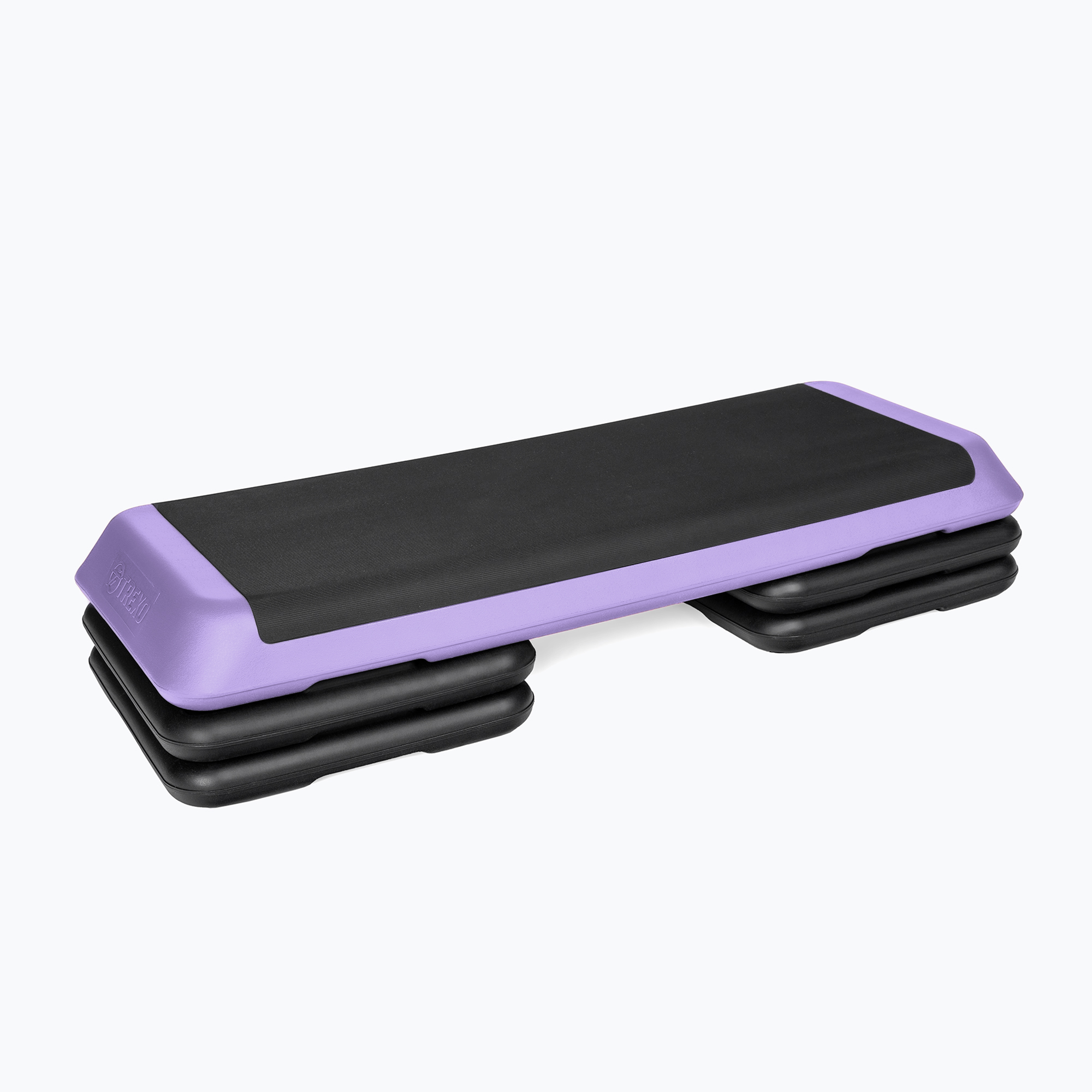 TREXO Stepper aerobico AS01 viola (109 x 41 x 20 cm) (TRX-AS01)