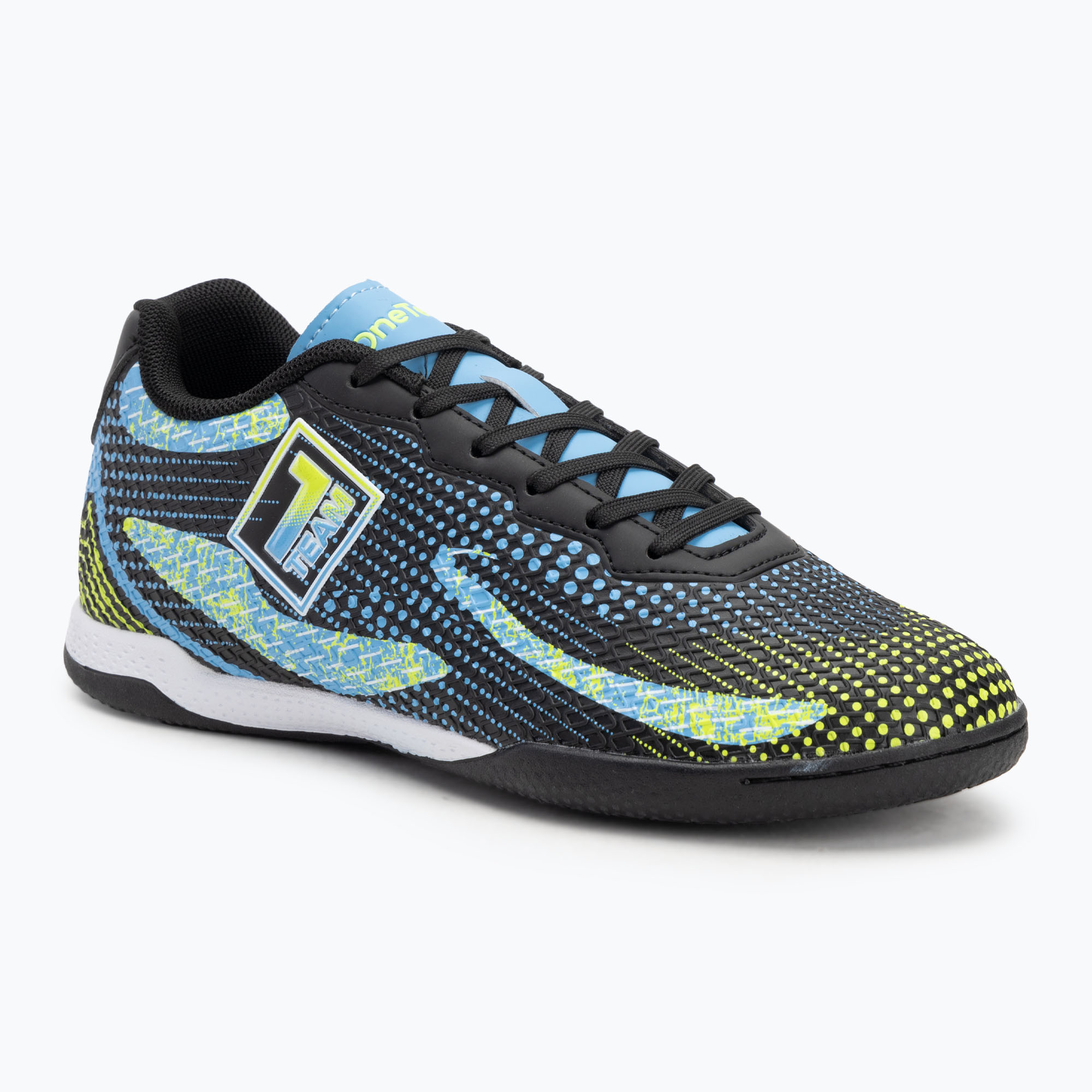 Scarpe da calcio OneTeam Robero Teen IC da bambino nero/blu (33) (Robero Teen IC OTM-B5AP006-BLK)