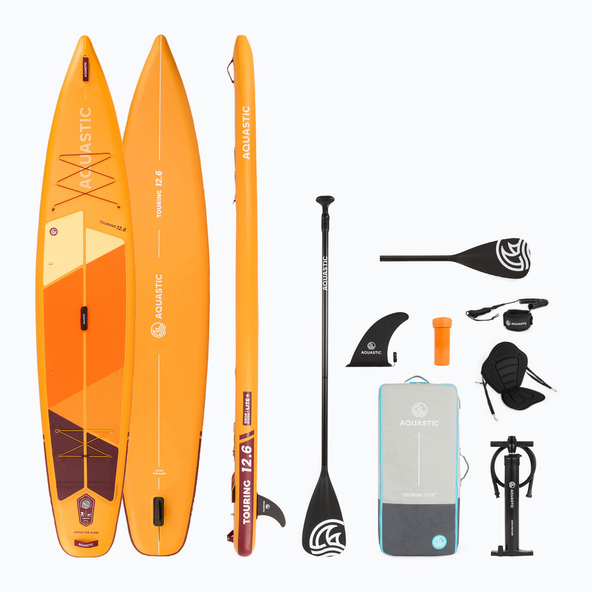 SUP AQUASTIC Touring 12'6" arancione (381 cm) (Touring 12'6" AQS-B5I029-OR)