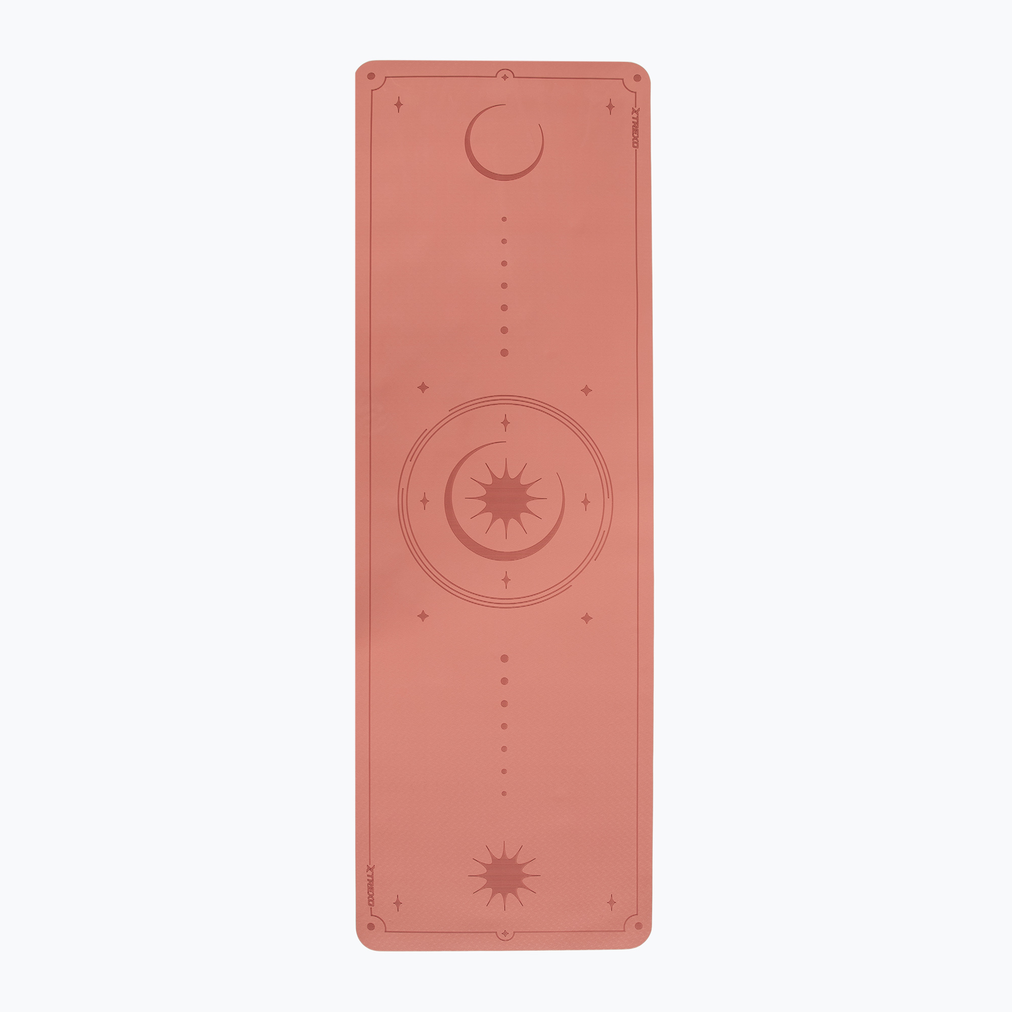TREXO tappetino yoga TXO-B4Z001-RD 6 mm rosso