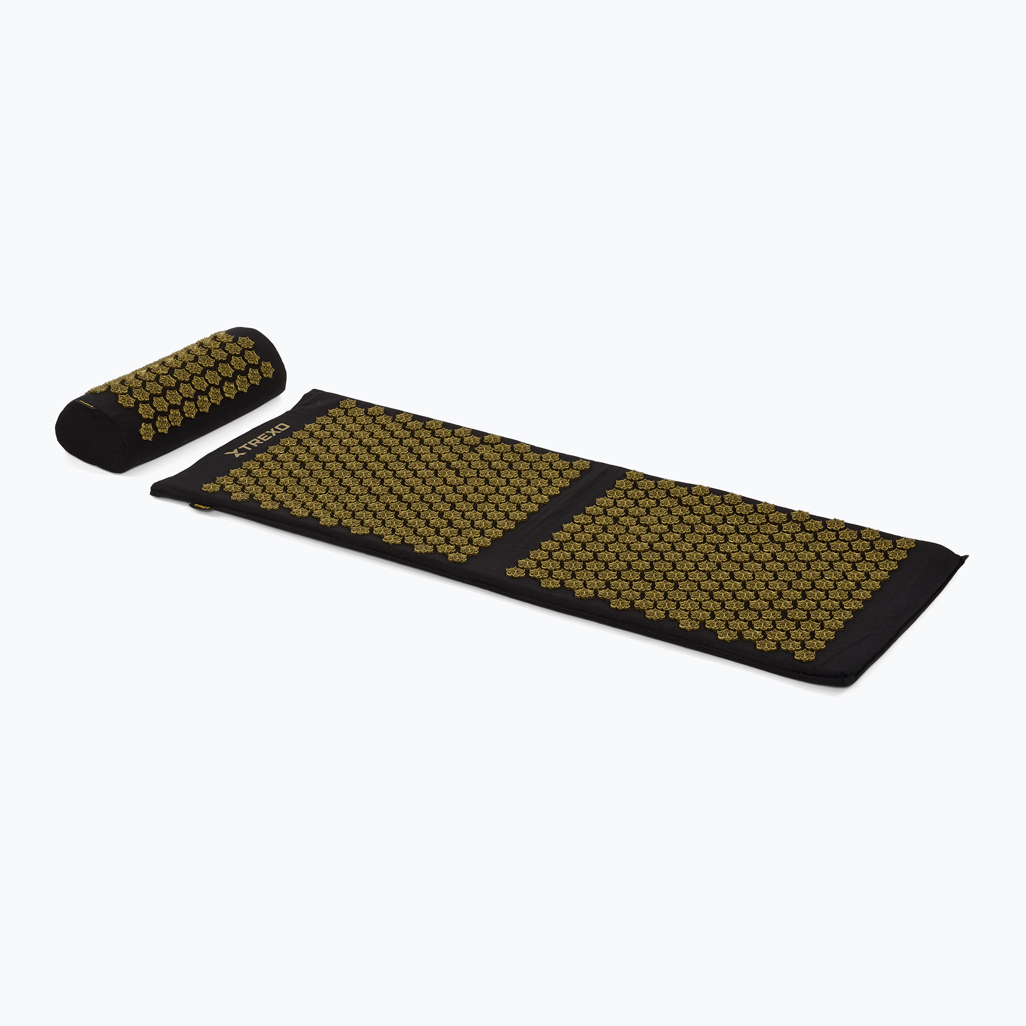 Tappeto per agopressione TREXO grande con cuscino TXO-B4Z005-BK nero