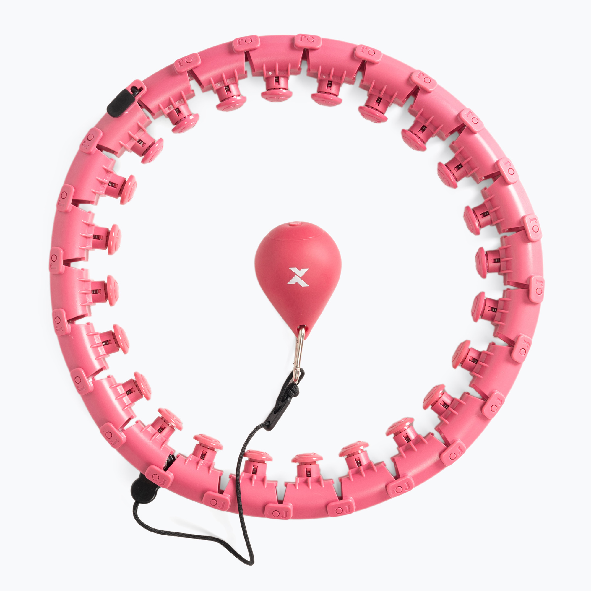 Hula hoop con peso TREXO TXO-B4Z036-PK rosa (100 cm) (TXO-B4Z036-PK)