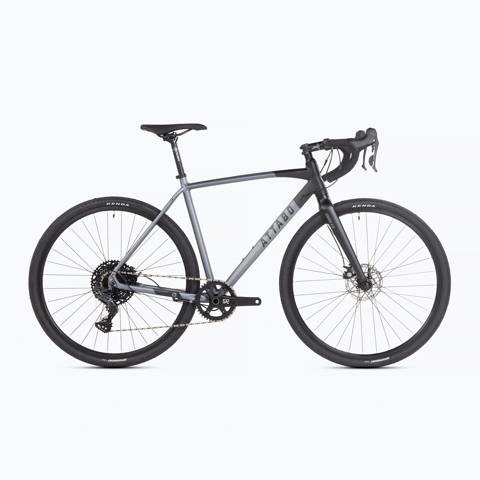 ATTABO GRADO 2.0 gravel bike grigio (54 cm) (GRADO 2.0 ATB-GR052-G)