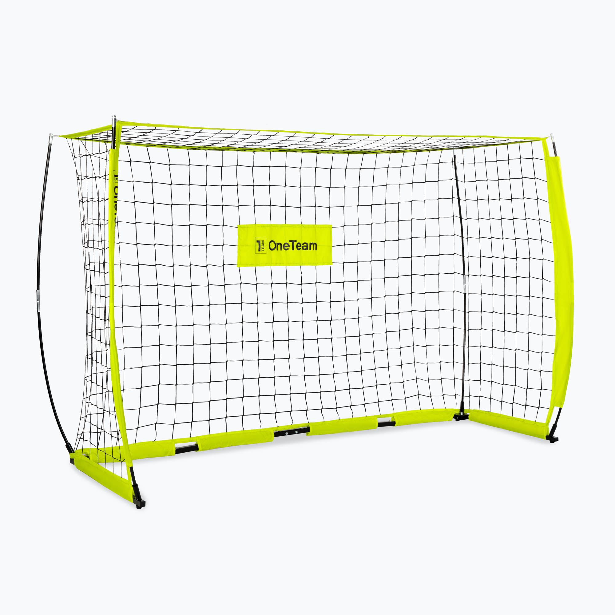 OneTeam Flex Porta da calcio quadrata 240 x 150 cm verde (240 x 150 x 80 cm) (Flex Square OT-B4W003-G)