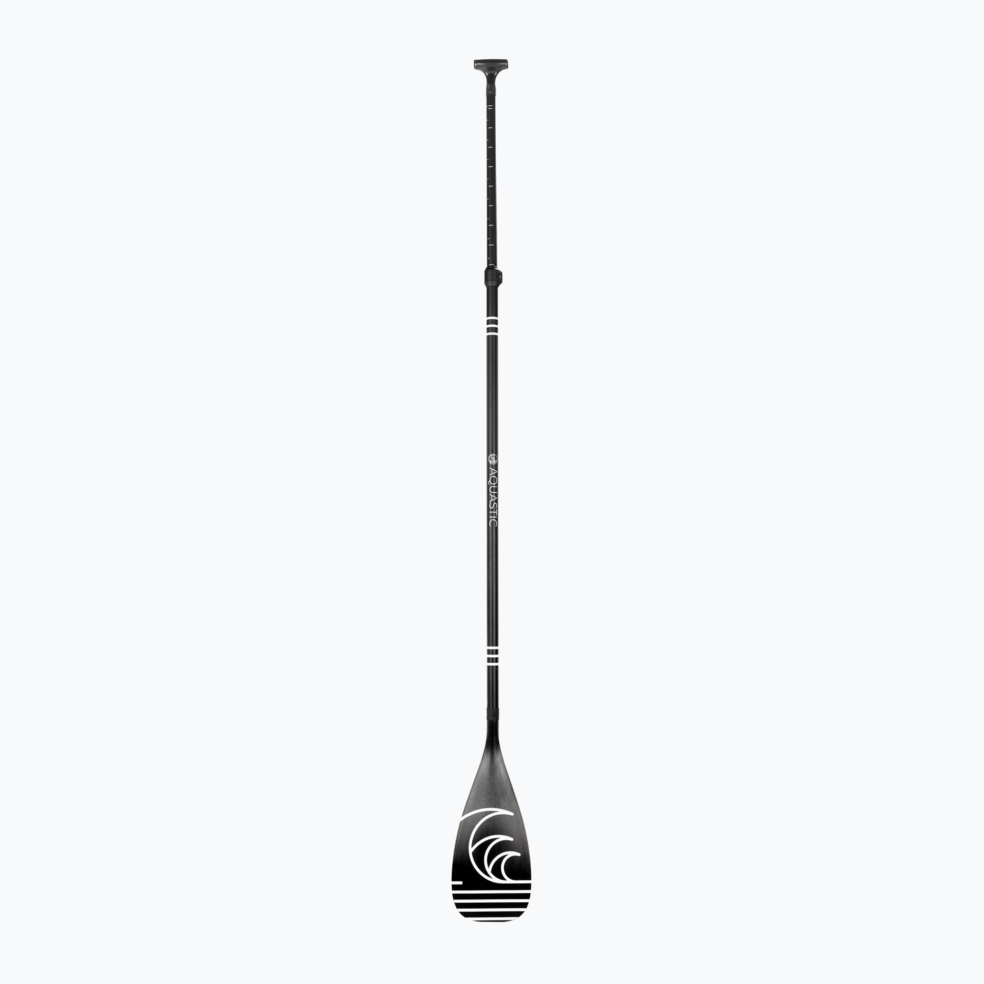 Pagaia SUP 2 pezzi AQUASTIC AQS-SPD003 170-220 cm nero (170-220 cm) (AQS-SPD003)