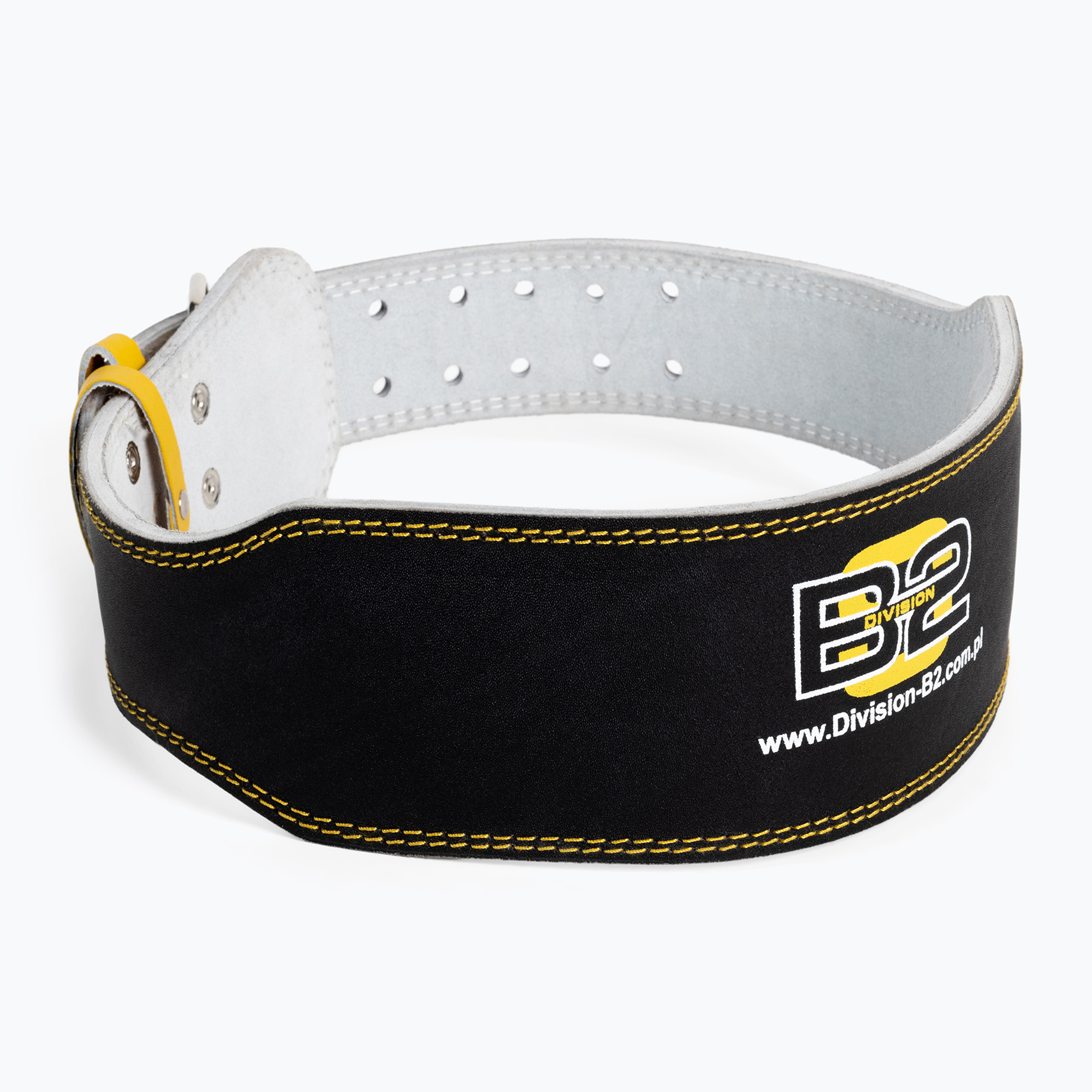 Cintura per sollevamento pesi DIVISION B-2 DIV-WLBL01 nero/giallo (115 cm (L)) (DIV-WLBL01)
