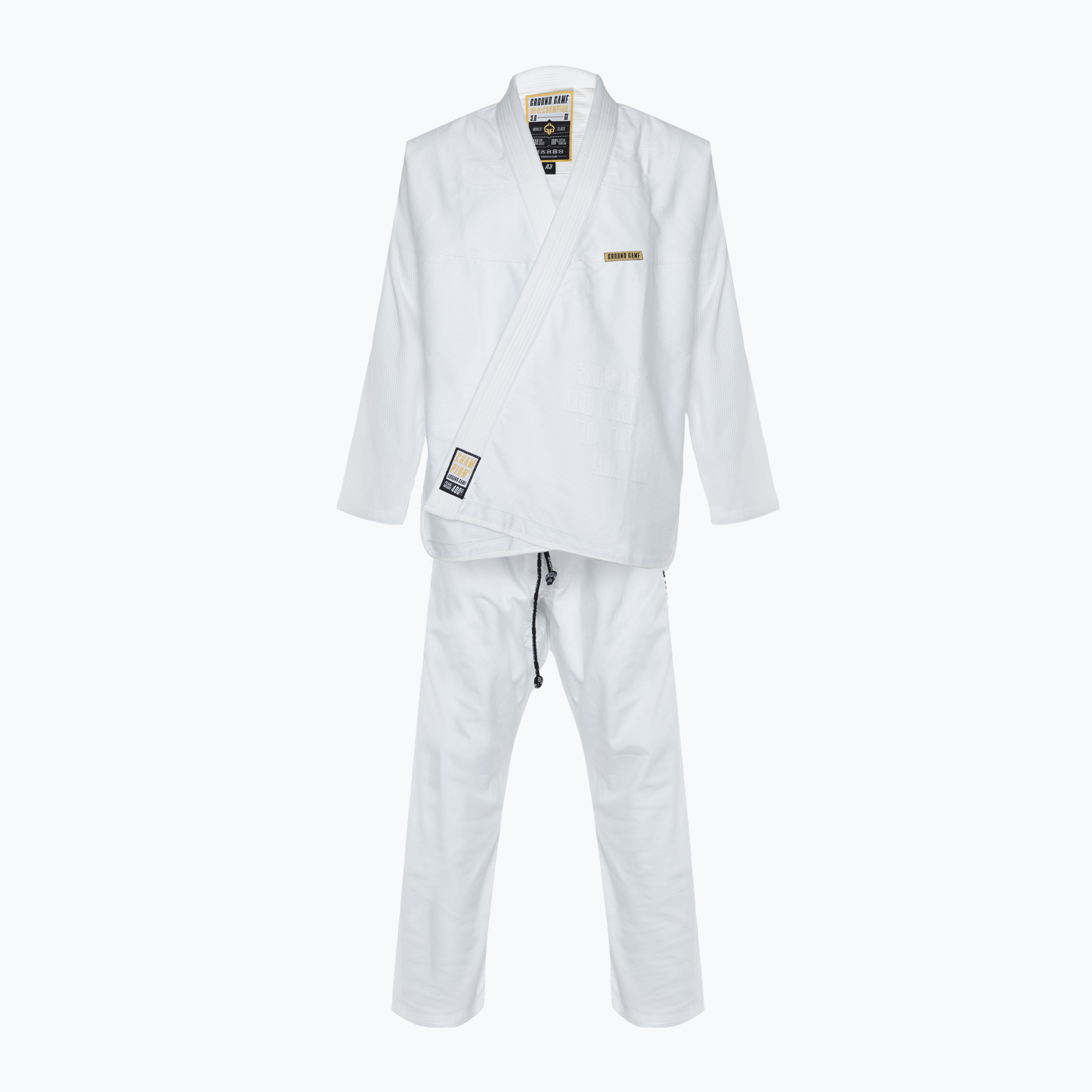 GI per Brazilian jiu-jitsu Ground Game Champion 3.0 bianco (A3) (Champion 3.0 2401GIBJJMENCH3WHIA2)