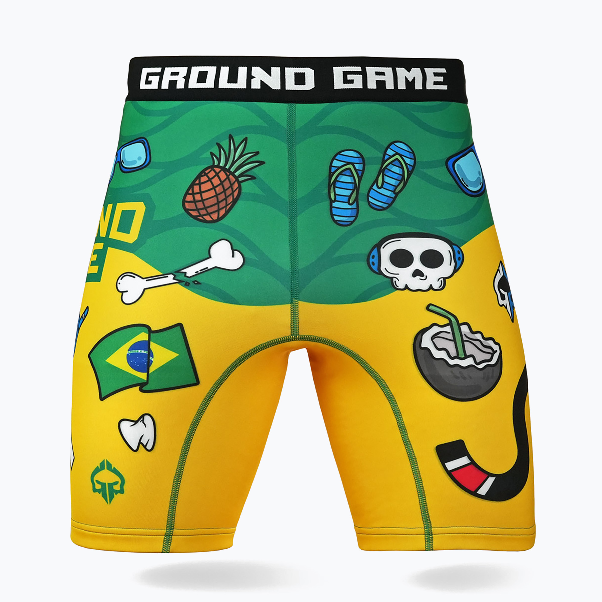 Pantaloncini da allenamento Ground Game Vale Tudo Copacabana multicolore (XL) (Vale Tudo Copacabana 2410SHOMMAVTCOPACM)
