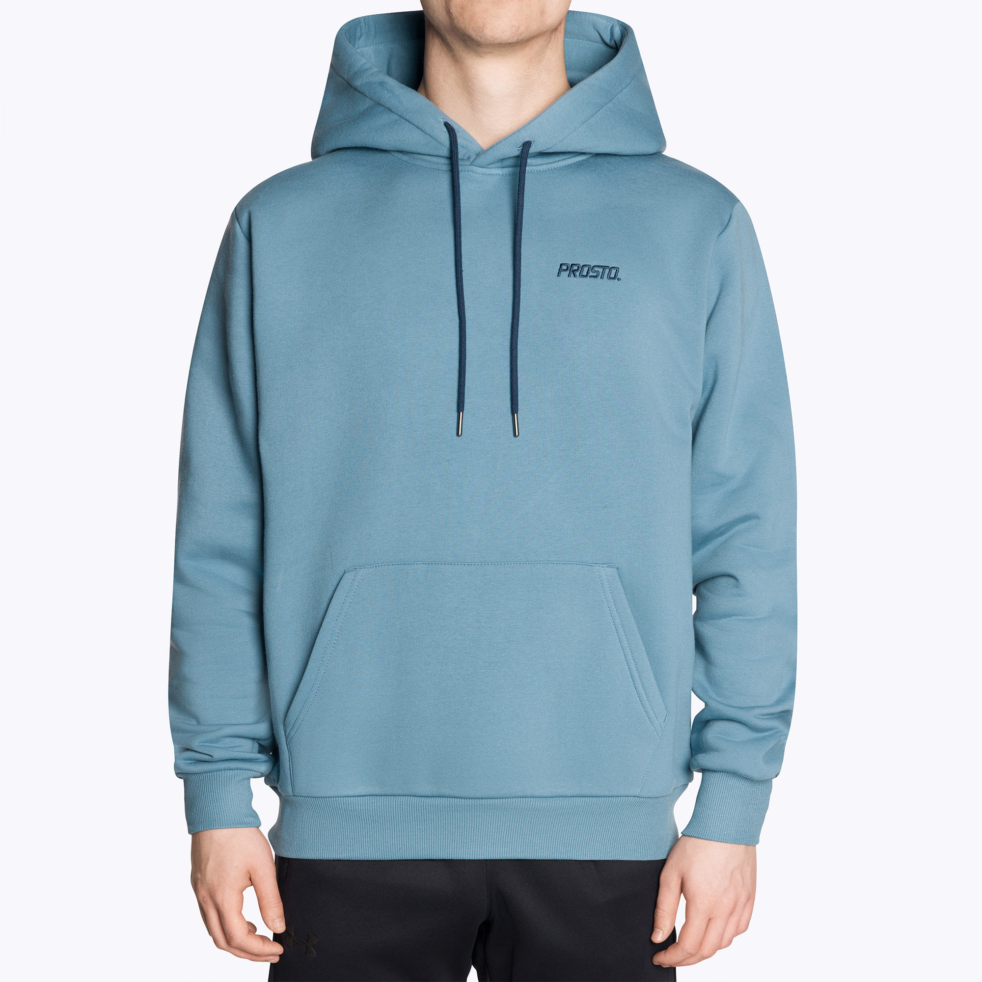 PROSTO Felpa con cappuccio da uomo Pomet blu (S) (Hoodie Pomet KL241MSWE2062XL)