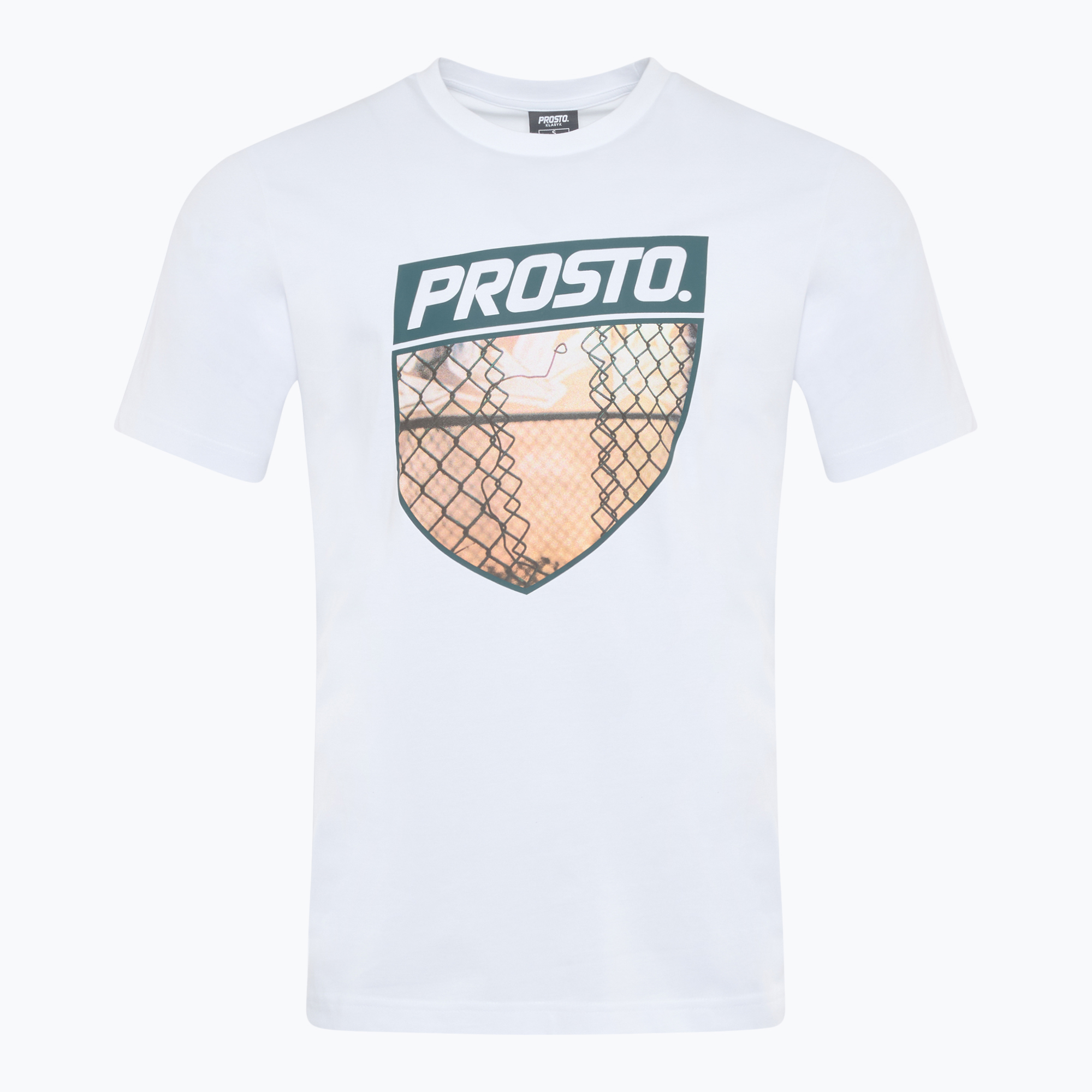 Maglietta PROSTO Skizzle da uomo, bianco (L) (Skizzle KL242MTEE1181L)