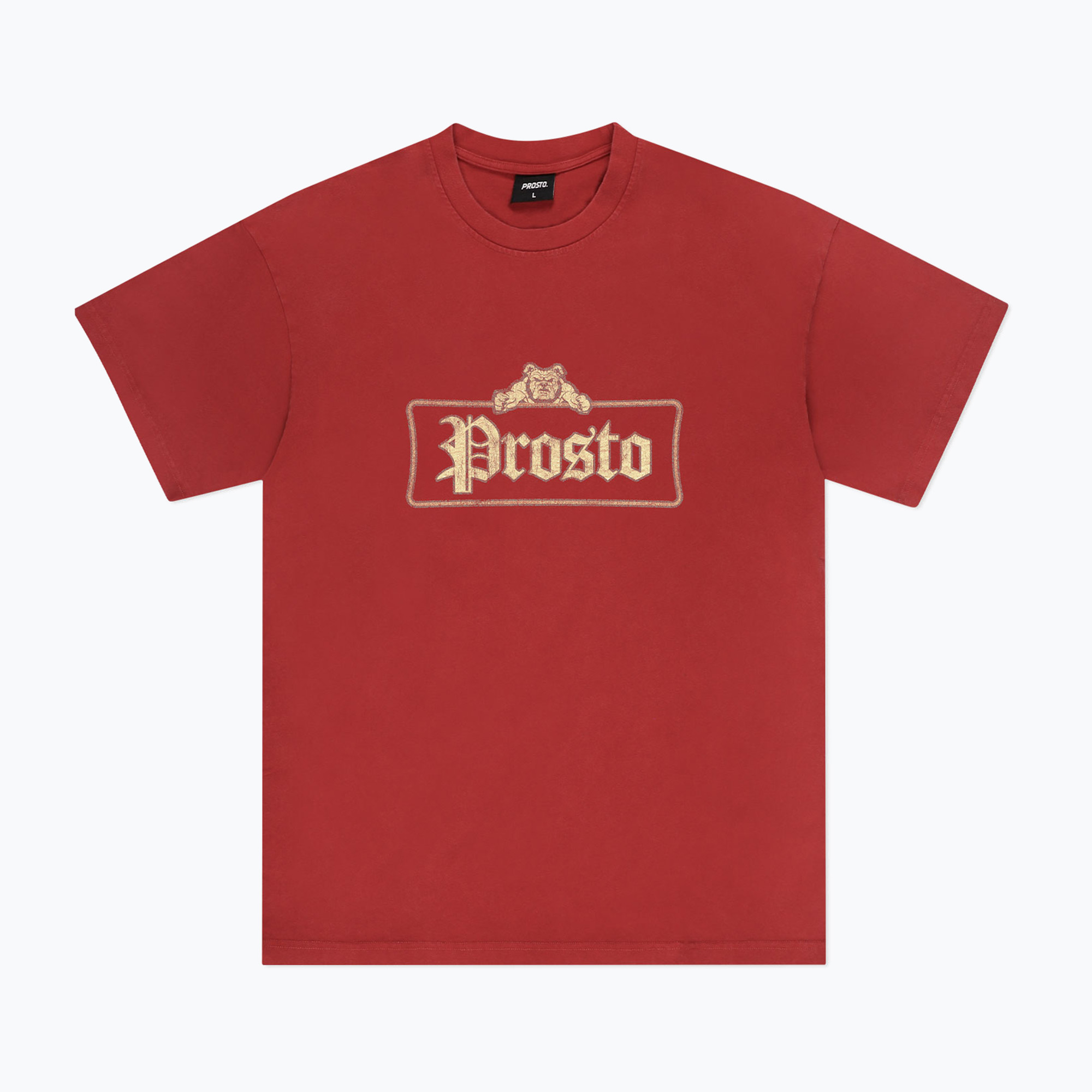 Maglietta PROSTO Bull rossa da uomo