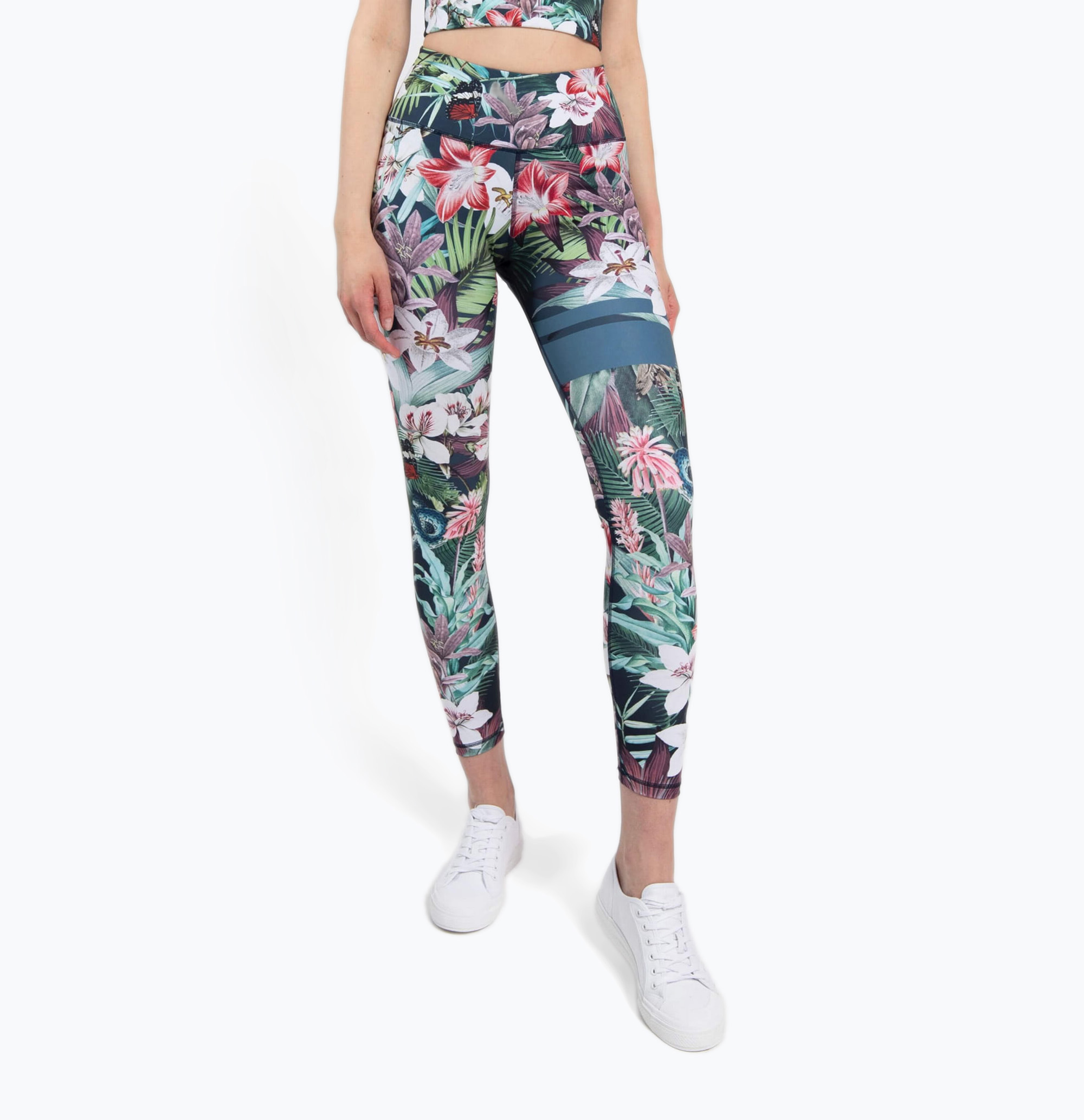 Leggings da allenamento da donna PeachPerfect Jungle Vibe (XS-S) (Jungle Vibe 37246)