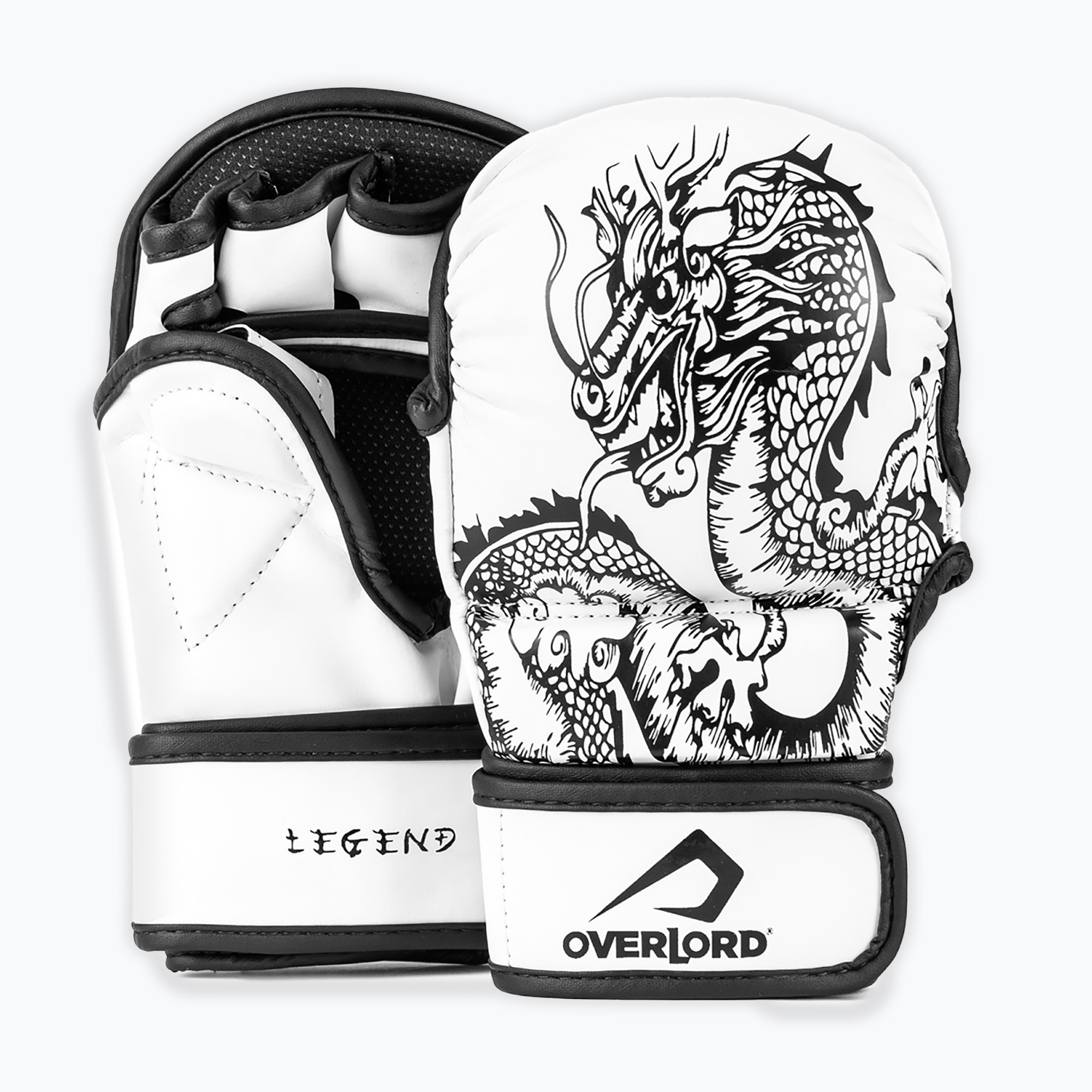 Overlord MMA Legend guanti da presa bianchi (XL) (MMA Legend 101004-W)