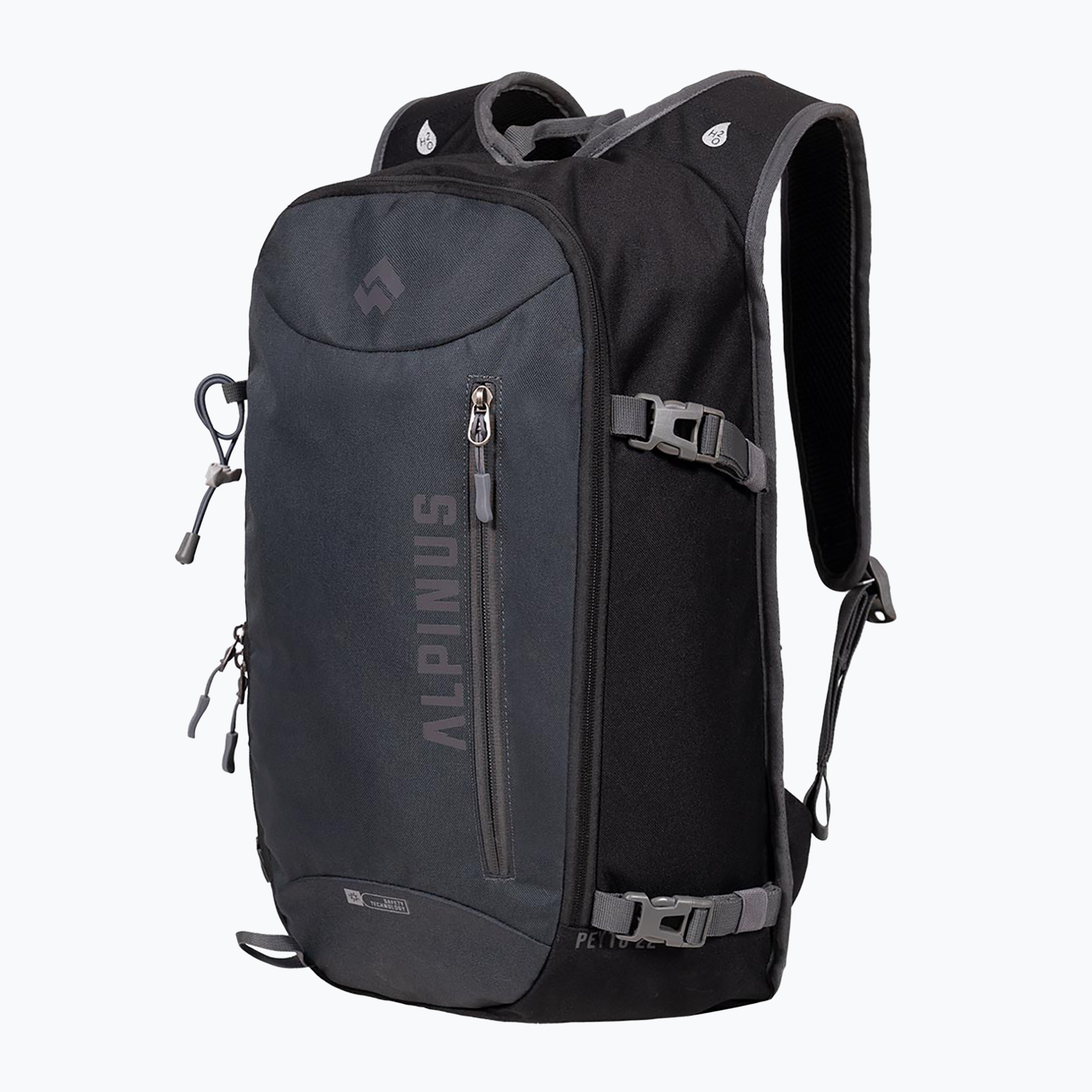 Zaino urbano Alpinus Peyto 22 l nero/grigio (22 l) (Peyto 22 AI11156)