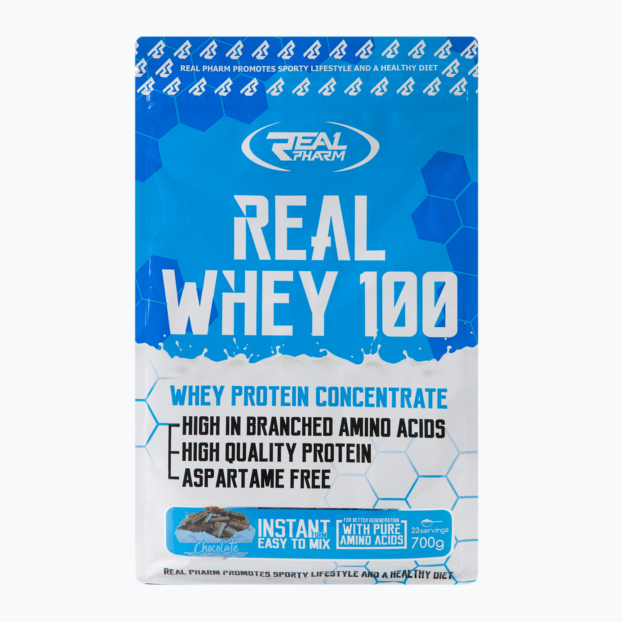 Siero di latte Real Pharm Real Chocolate (700 g) (Real 586115)