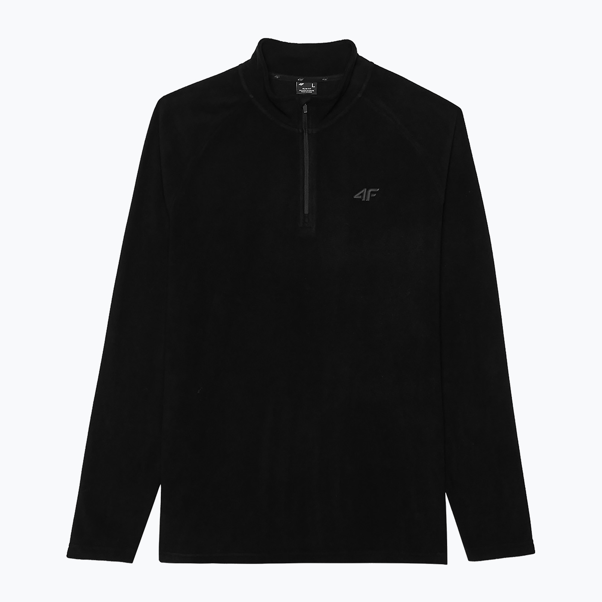Felpa in pile da uomo 4F M044 nero (S) (M044 4FWAW24UFLEM044)