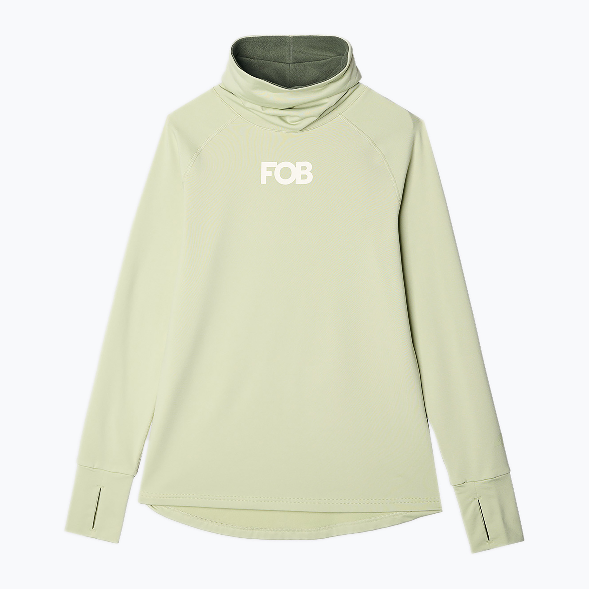 Felpa termica da donna 4F F073 oliva (S) (F073 4FWAW24UBRUF073)