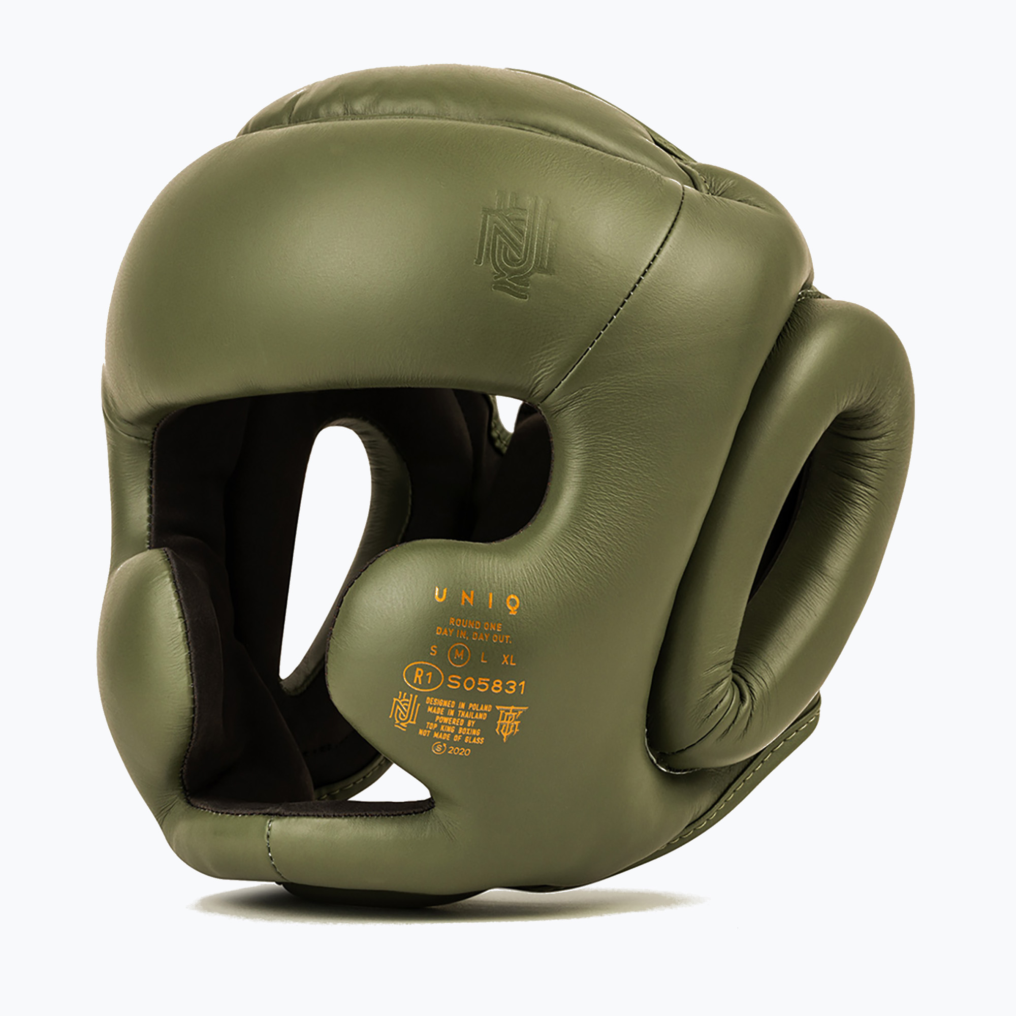 Casco da boxe UNIQ Full Coverage classic khaki