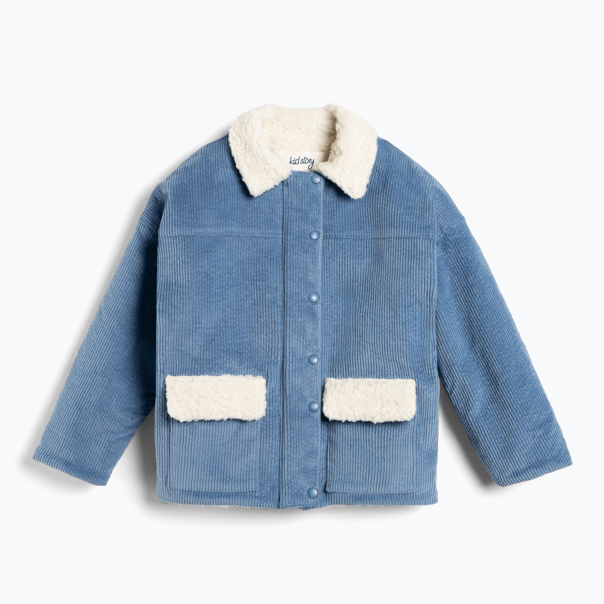 KID STORY giacca per bambini Teddy air blue cookie (110-116) (Teddy JACKTEDABC)