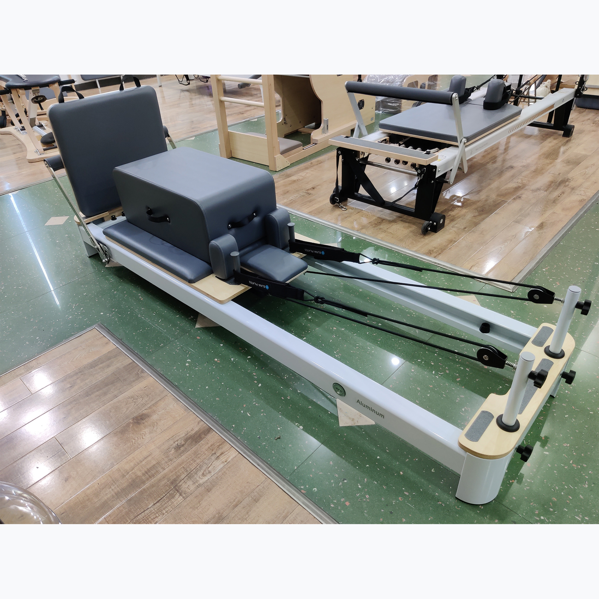 Reformer Innwell Alluminio Bianco argento/nero (229 x 59 x 22 cm) (Aluminium White INP24001-RAL 9006)