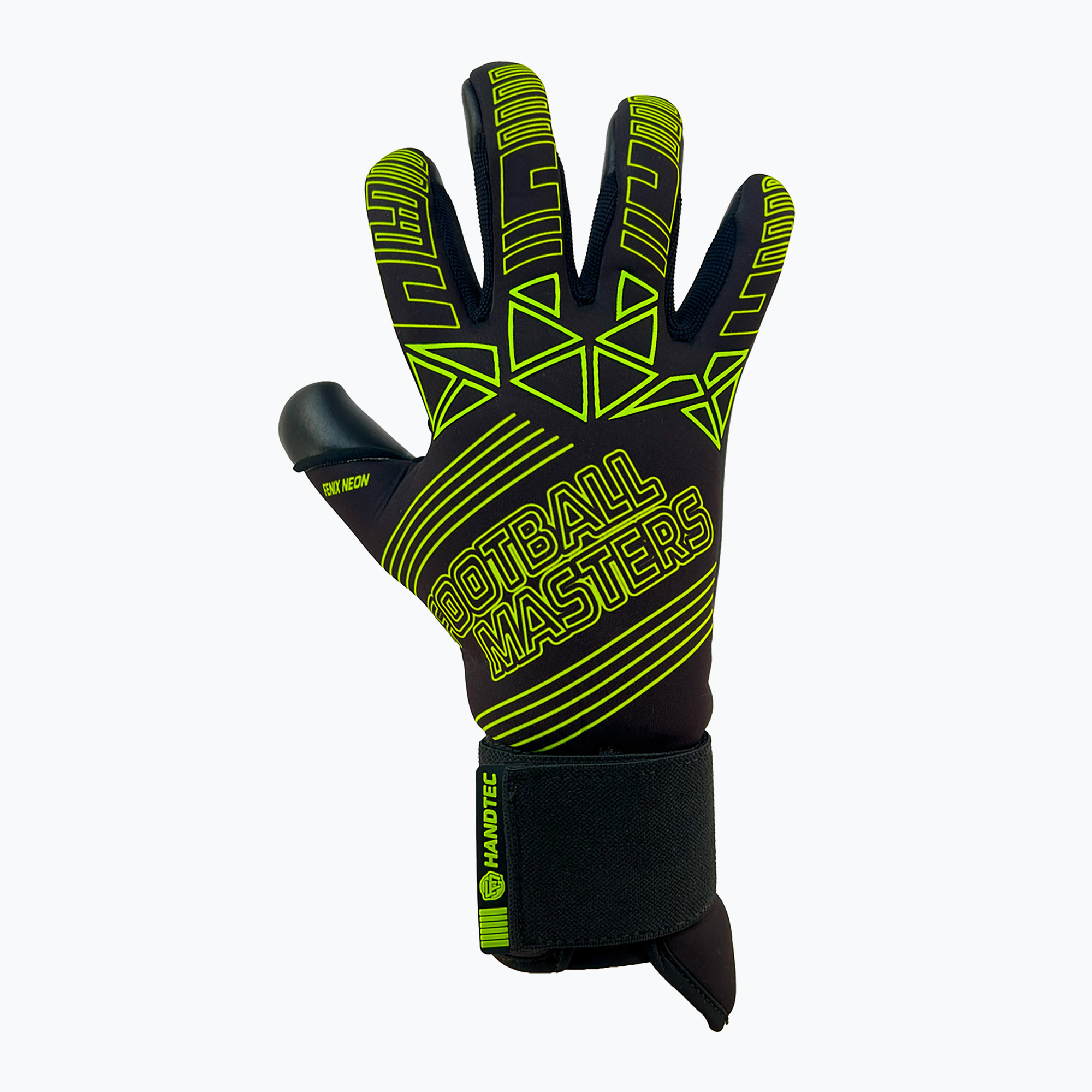 Guanti da portiere Football Masters Fenix verde fluo (8) (Fenix 1763)