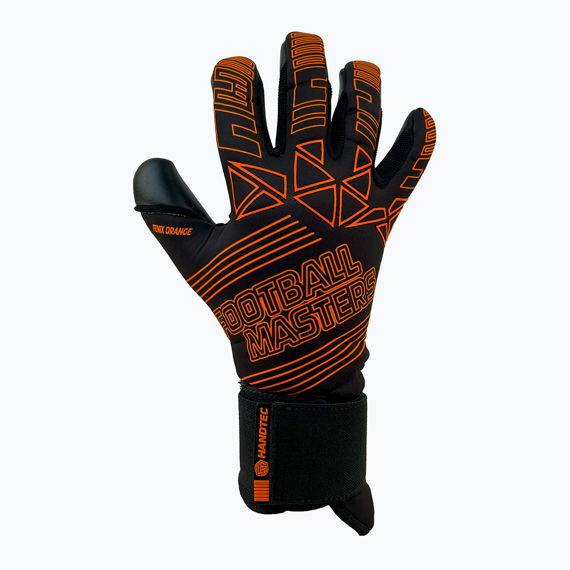 Guanti da portiere Football Masters Fenix arancione fluo (8) (Fenix 1764)