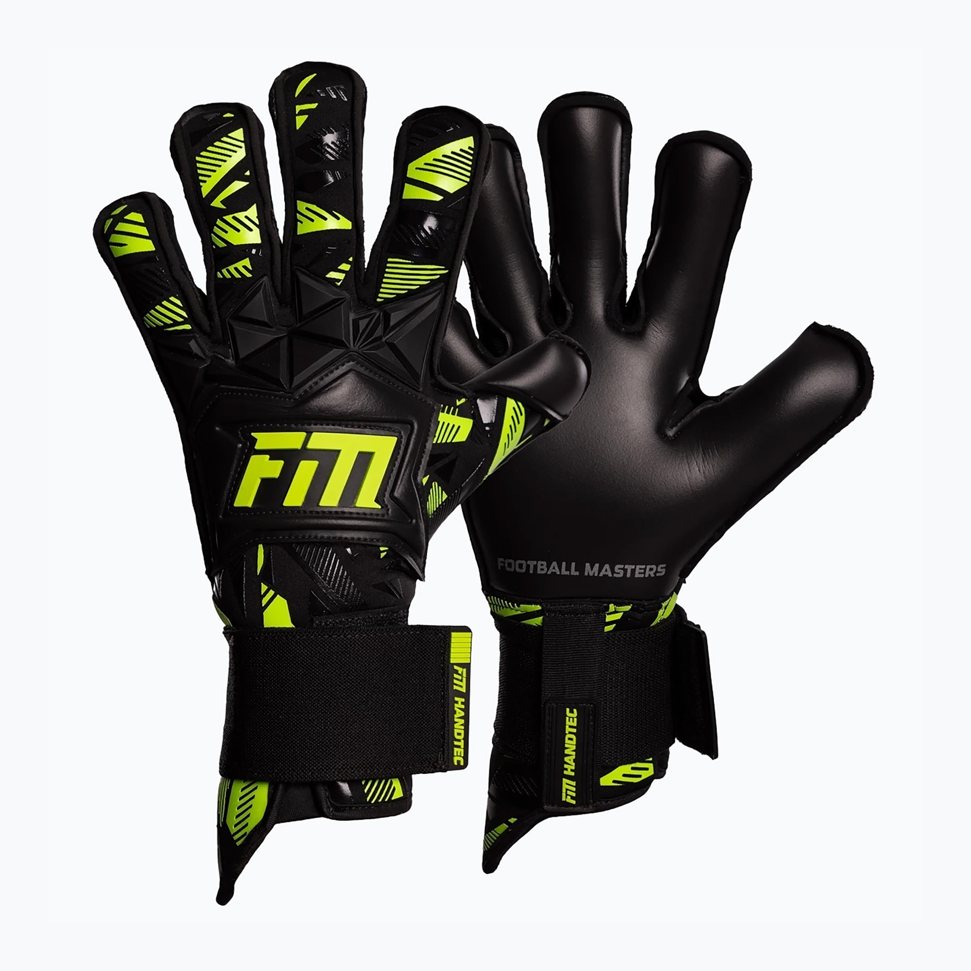 Guanti da portiere verdi Football Masters Invictus X Pro RF (7) (Invictus X Pro RF 1848-3)