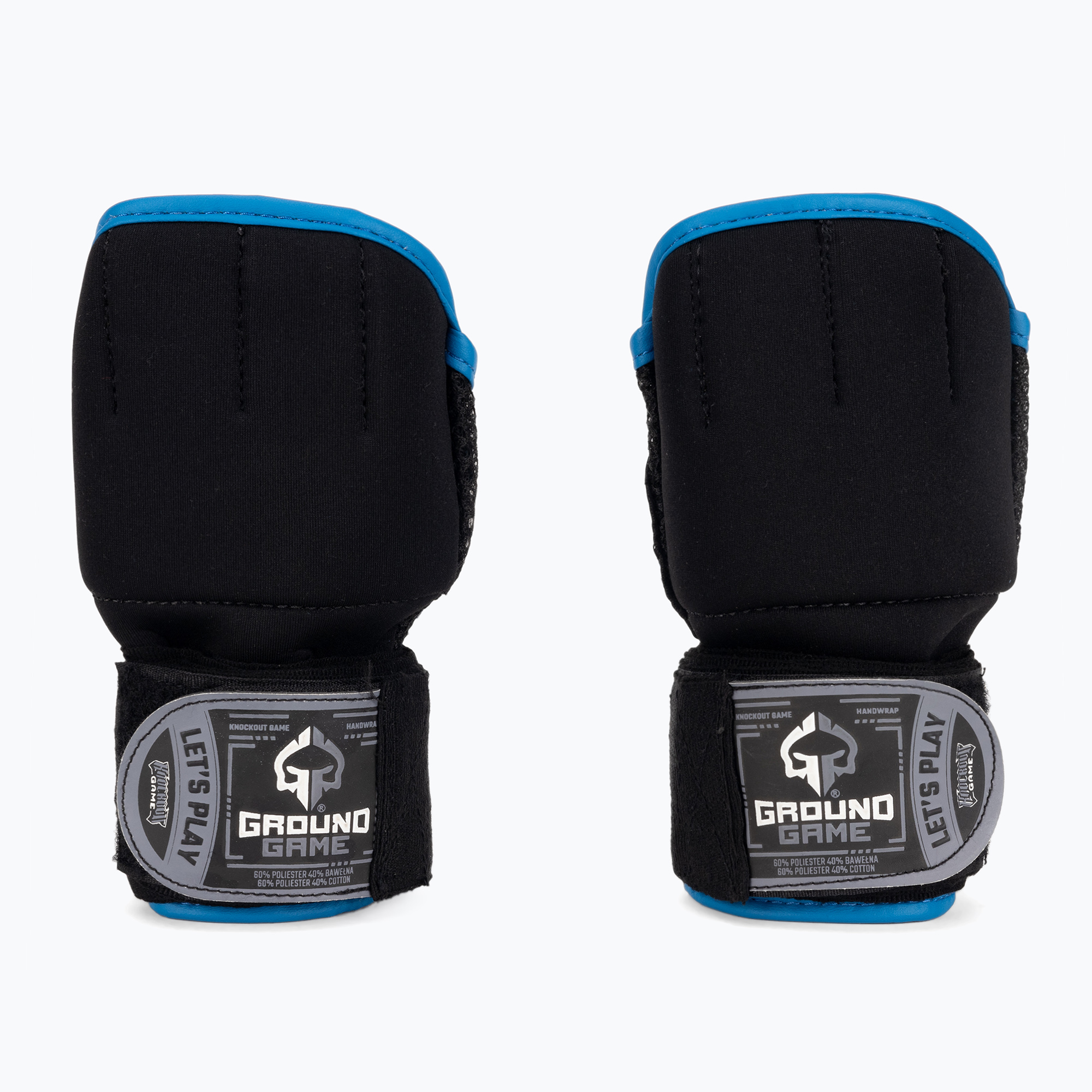 Guanti da MMA Ground Game nero/blu (S-M) (GLOGELL)