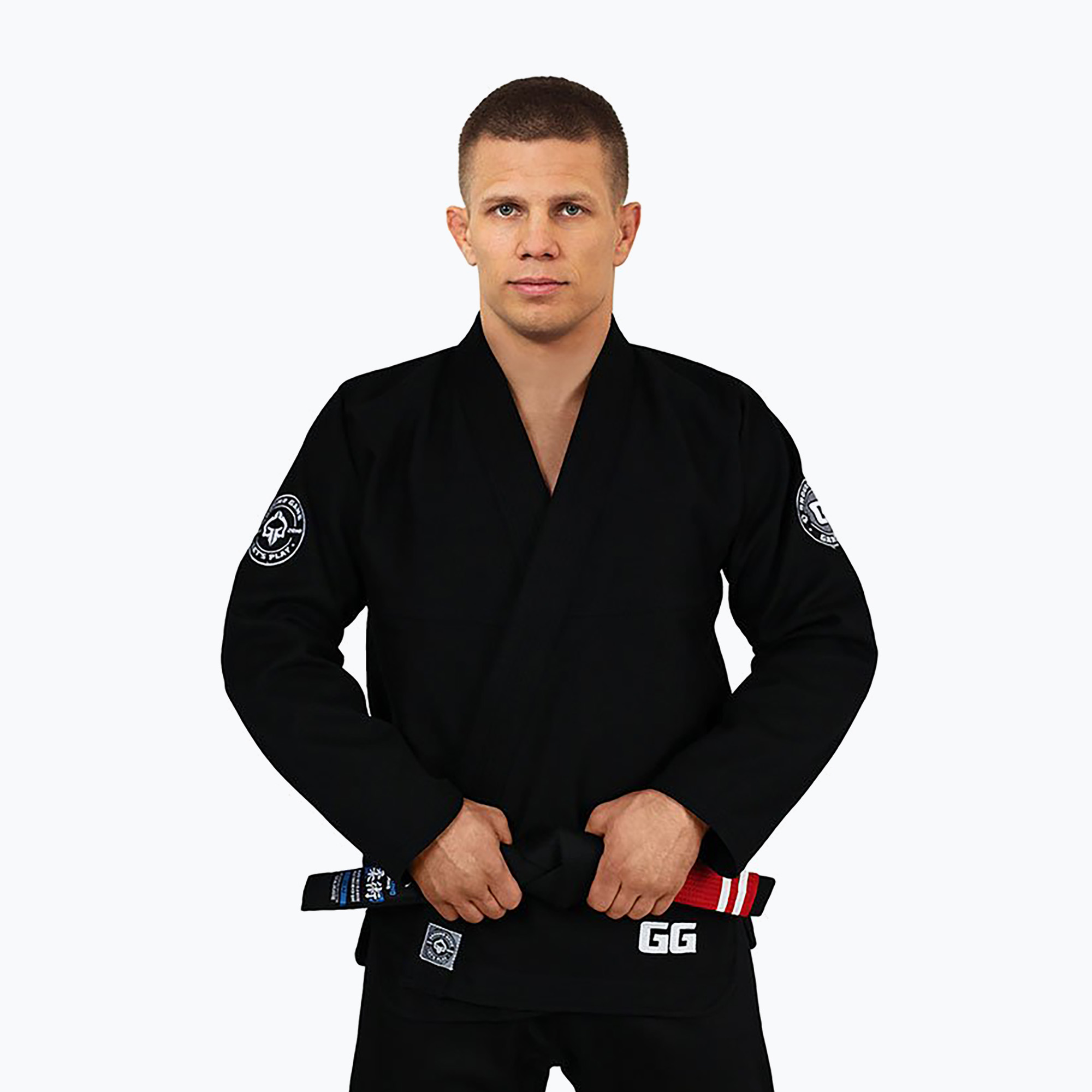 GI per Brazilian jiu-jitsu uomo Ground Game Gamer nero (A0) (Gamer GIGAMERBLA)