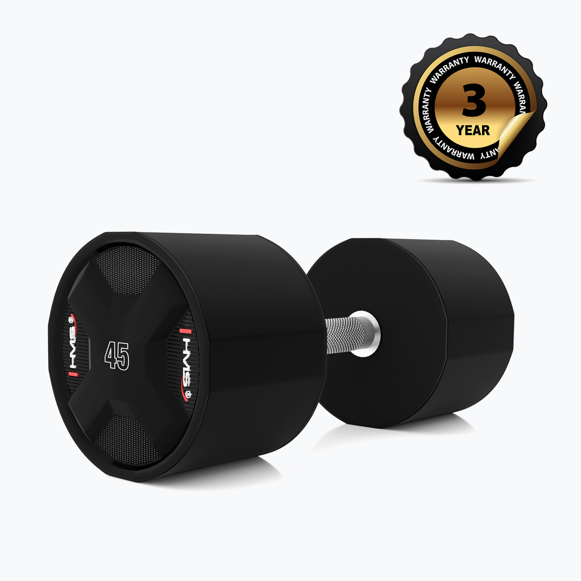 Manubrio HMS HPC 1 pz. 45 kg nero (45 kg) (HPC 17-66-207)