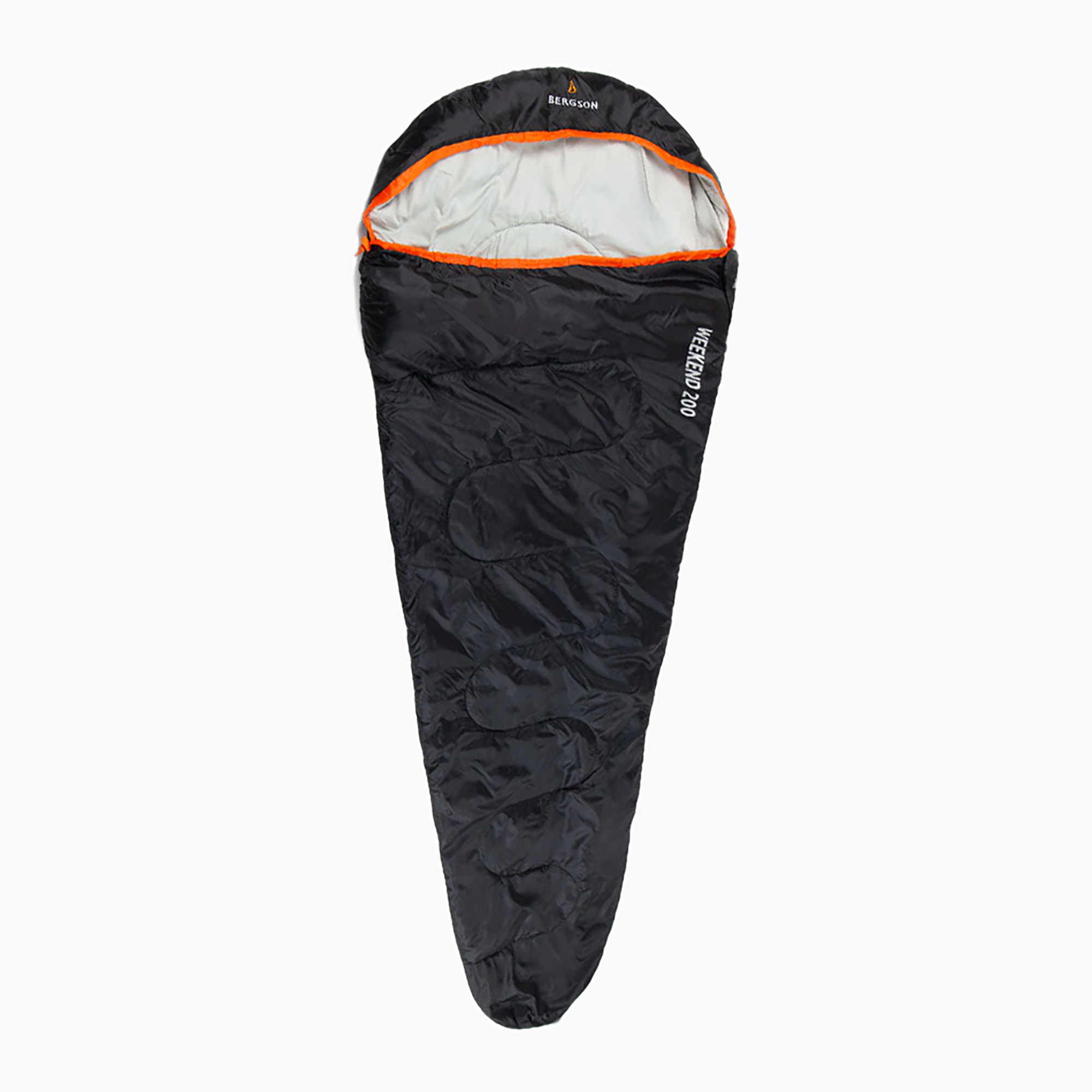 Sacco a pelo BERGSON Weekend 200 nero (230 cm) (Weekend 200)