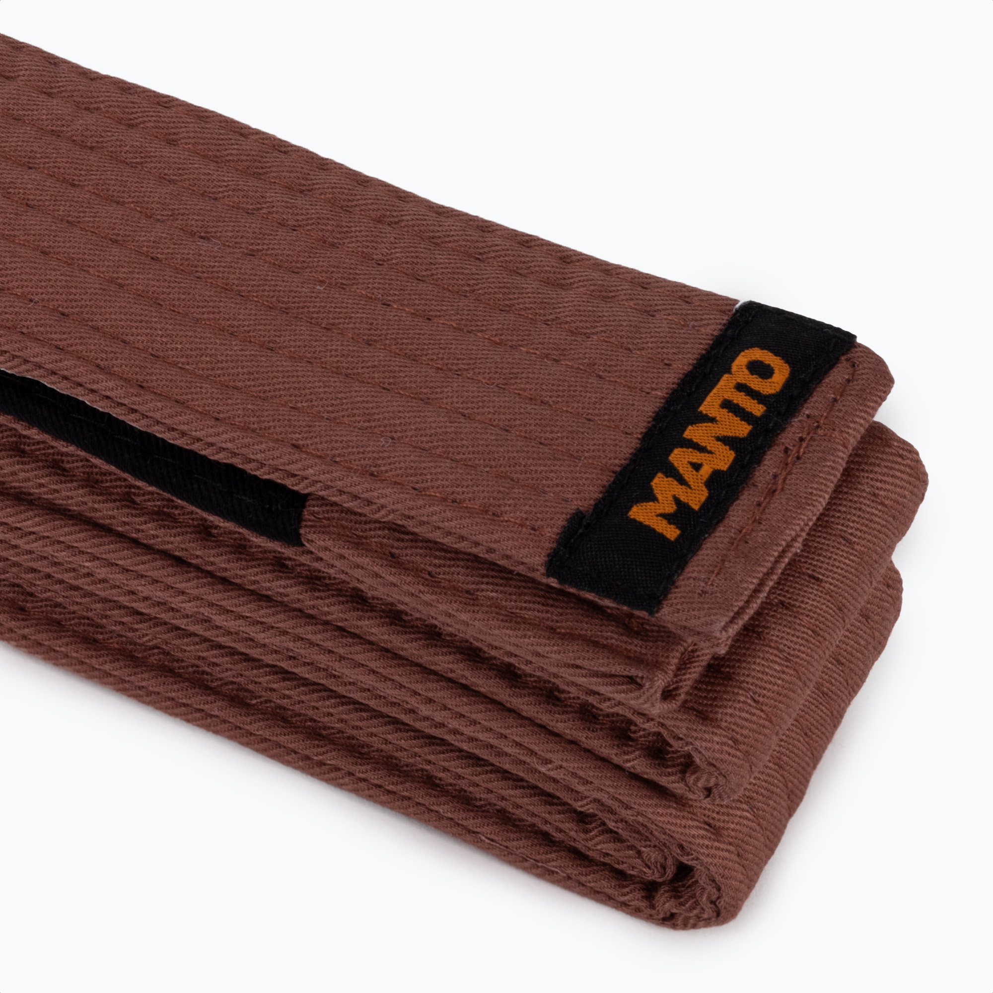Cintura di jiu-jitsu brasiliano MANTO BJJ Etichetta marrone (A1) (Label MNA854_BRN_A1)