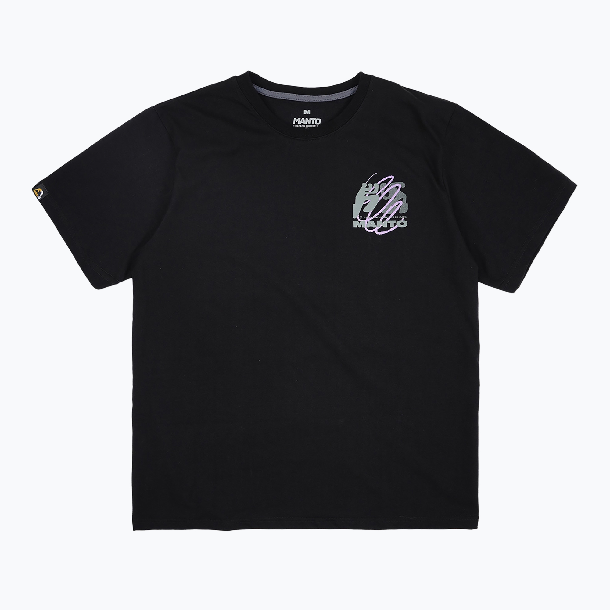 MANTO donna Harmony T-shirt oversize nero (M) (Harmony Oversize MNT142_BLK)