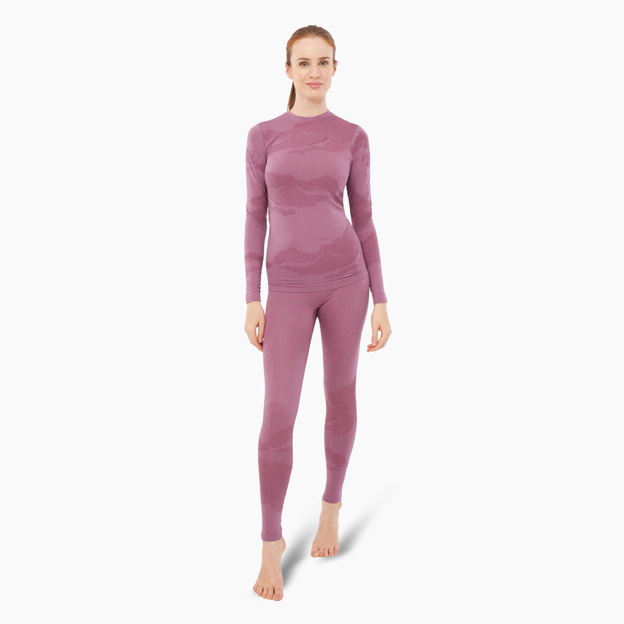 Set di biancheria intima termica da donna Viking Gasher rosa