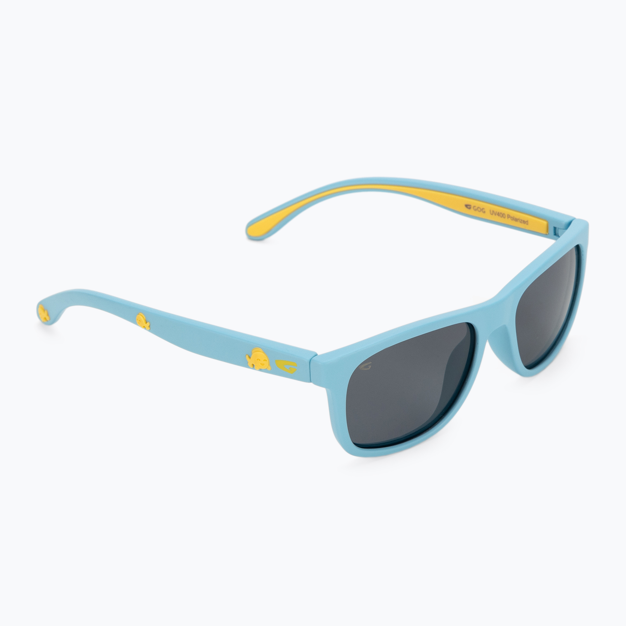 Occhiali da sole per bambini GOG Alice blu/giallo/fumo opaco (Alice junior z polaryzacją E961-1P)
