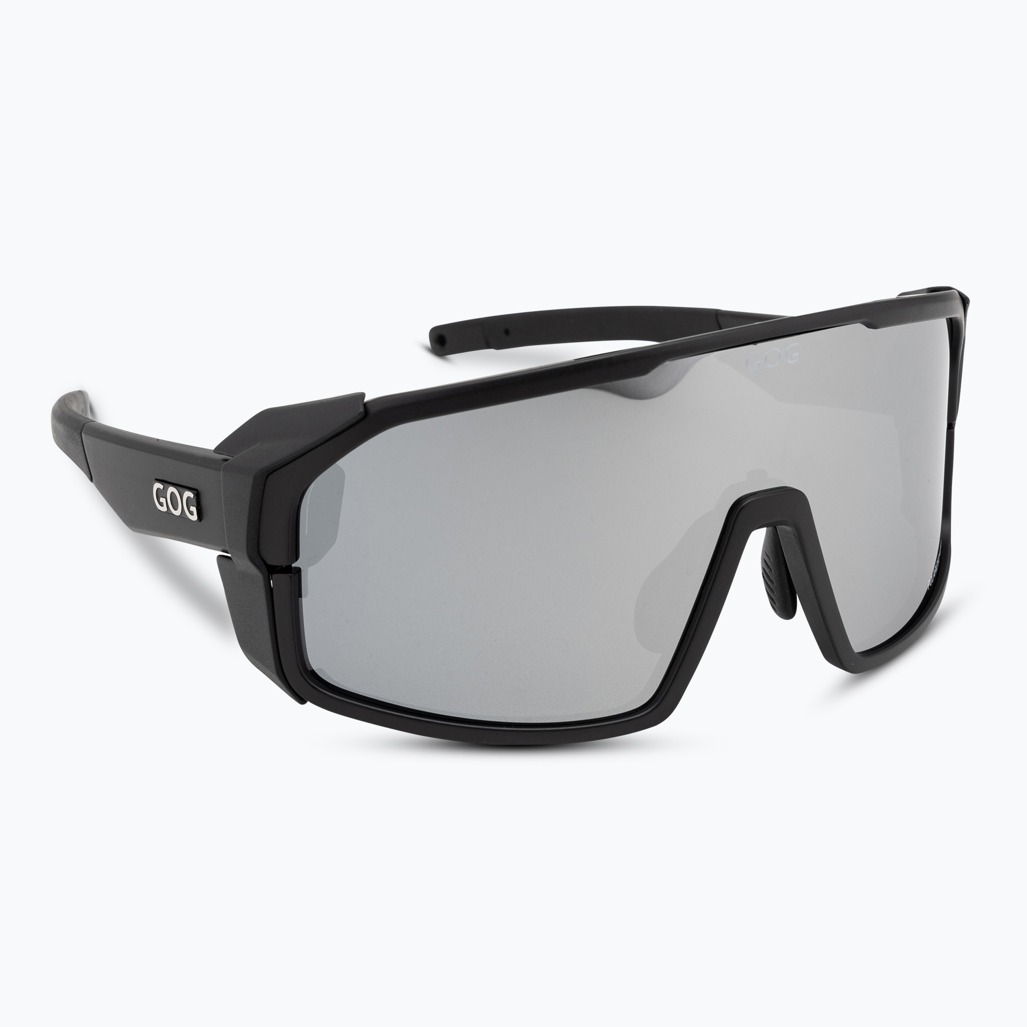 Occhiali da sole GOG Annapurna nero opaco/argento a specchio (Annapurna E490-1P)