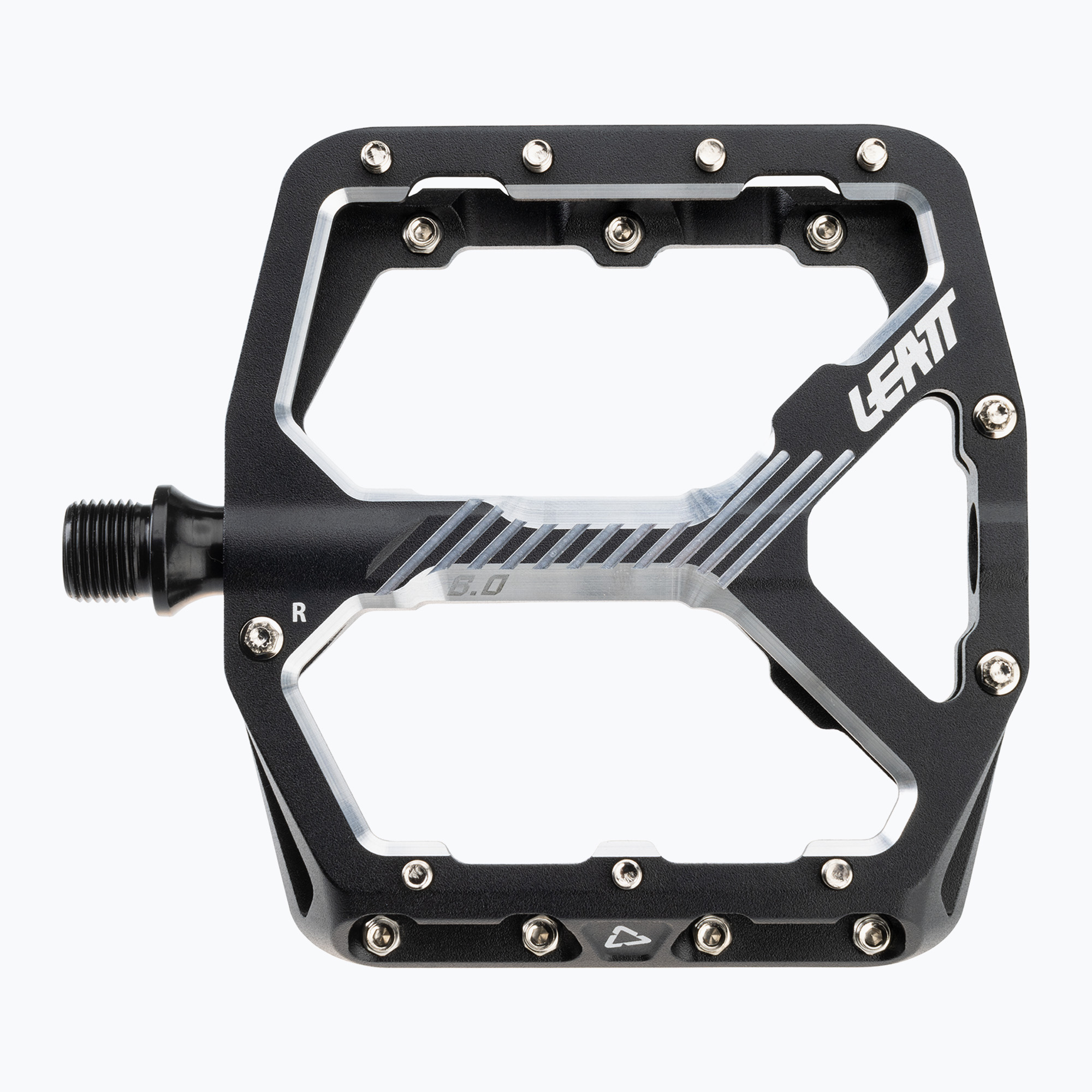 Leatt AllMnt 6.0 Pedali da bicicletta piatti neri (114 x 107 mm) (AllMnt 6.0 Flat 9025100300)