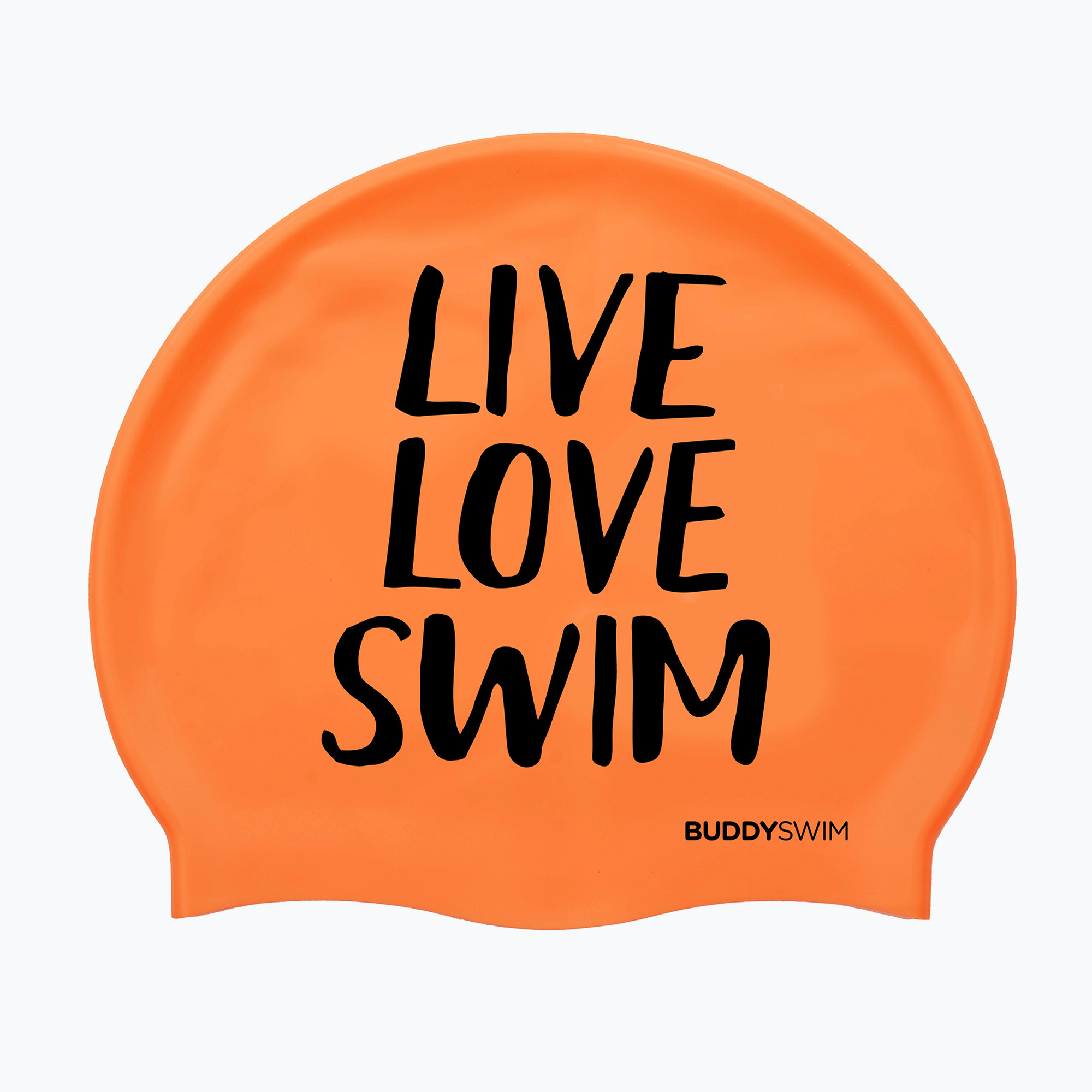 BuddySwim LLS Cuffia in silicone arancione (LLS Silicone 250871)