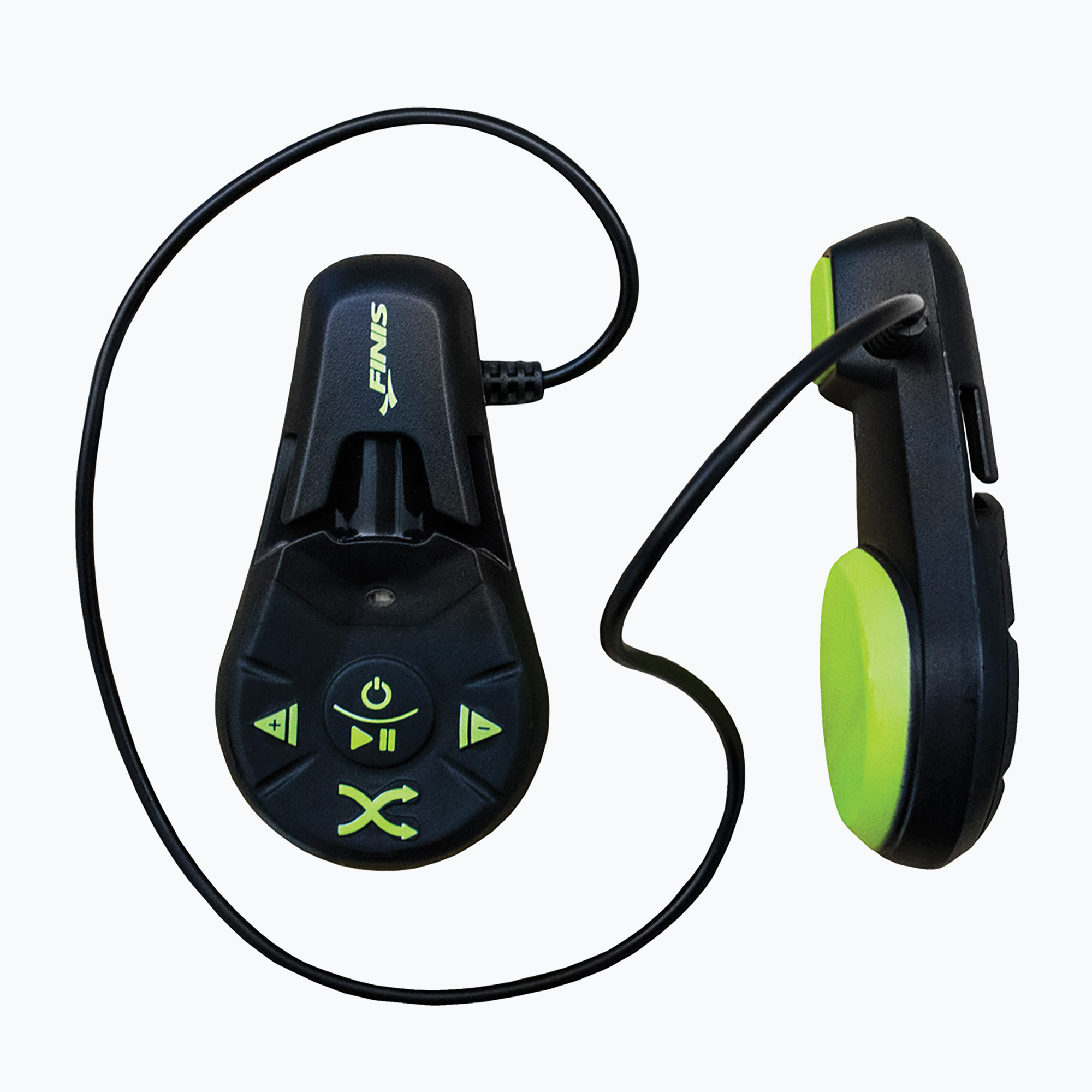 Lettore MP3 FINIS Duo nero/verde acido
