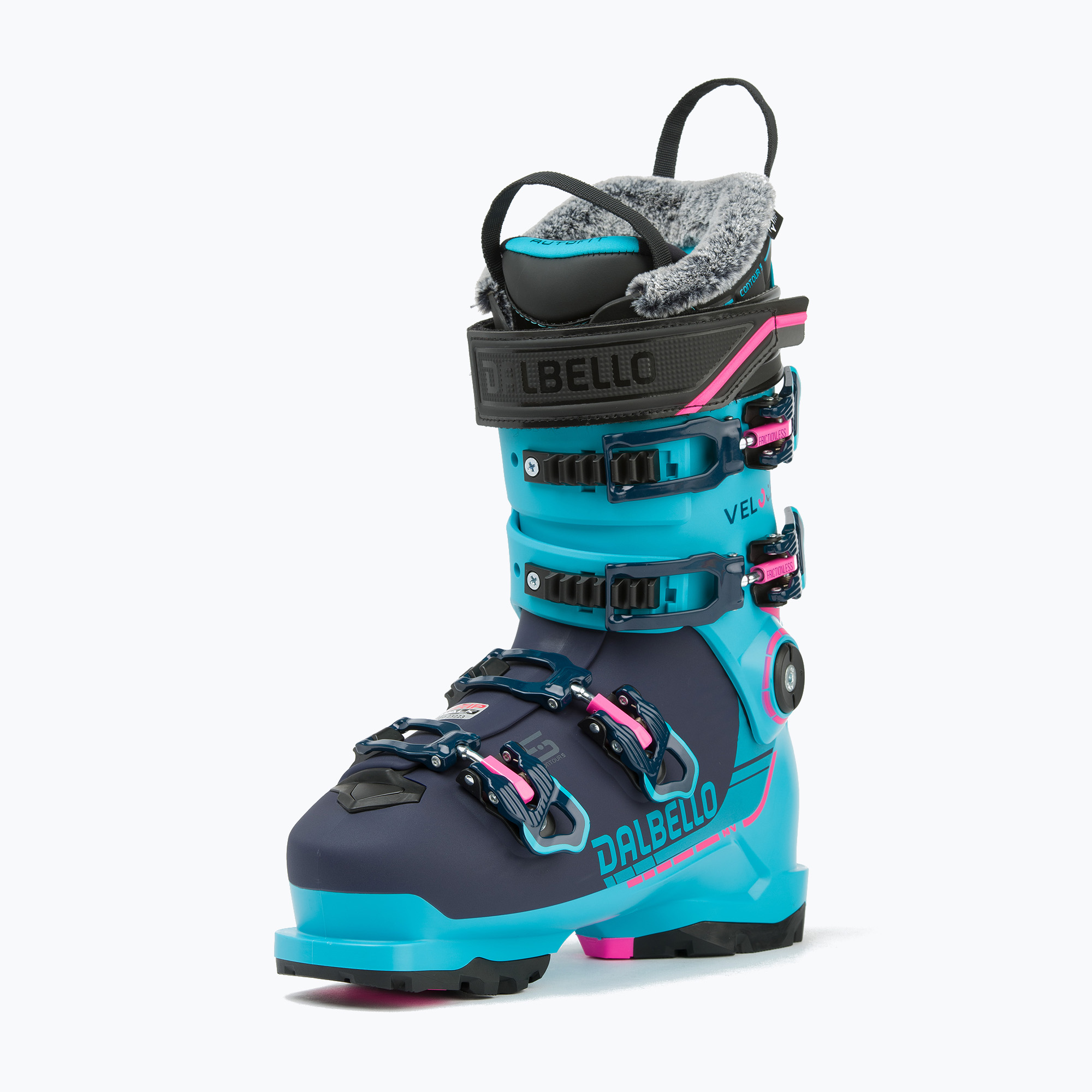 Scarponi da sci da donna Dalbello Veloce 105 MV W blu caraibi/blu scuro (25.5 cm) (Veloce 105 MV W D2403007.10)