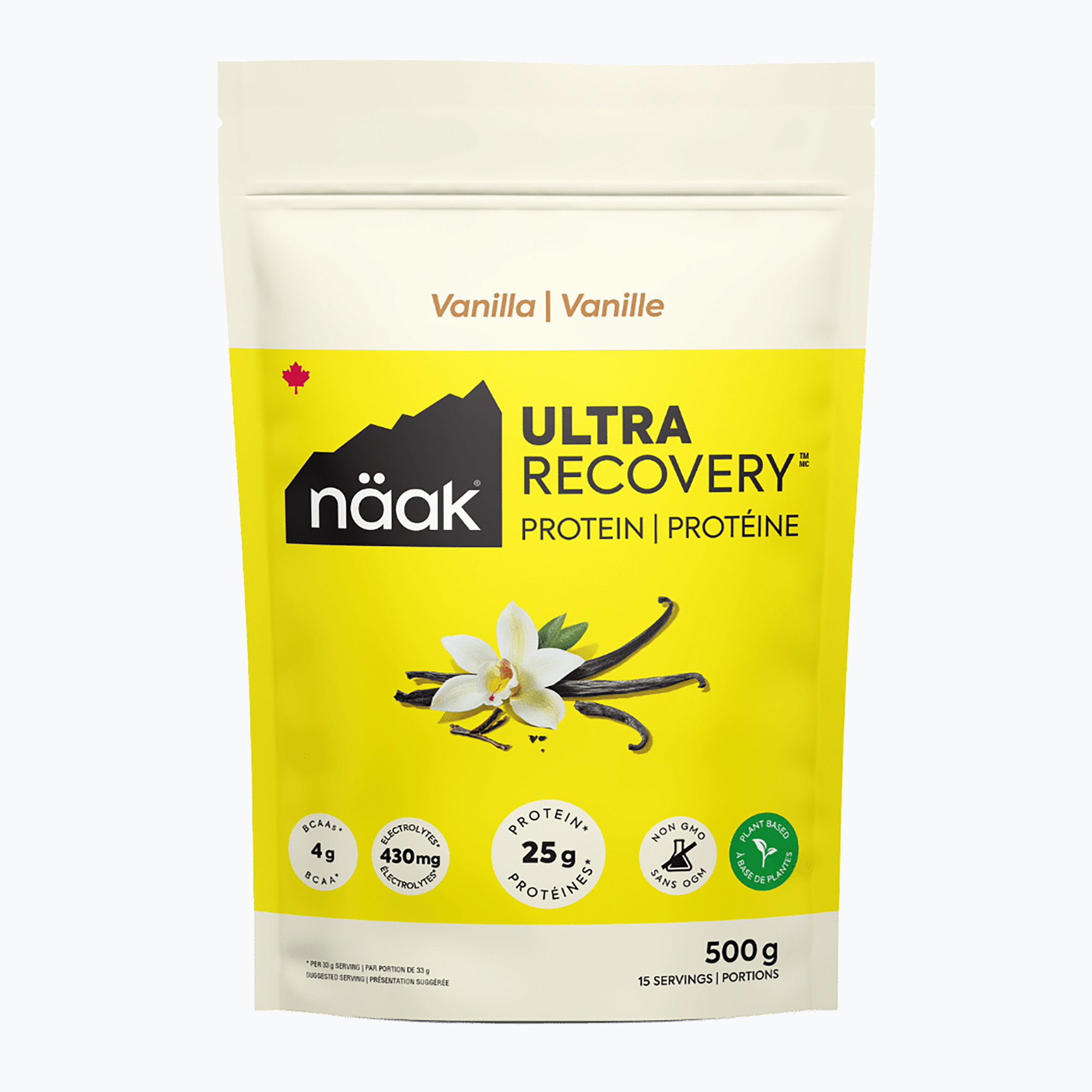 Proteine in polvere Whey Näak Ultra Recovery 500 g vaniglia (500 g) (Ultra Recovery Protein Powder PPVA500-EU)